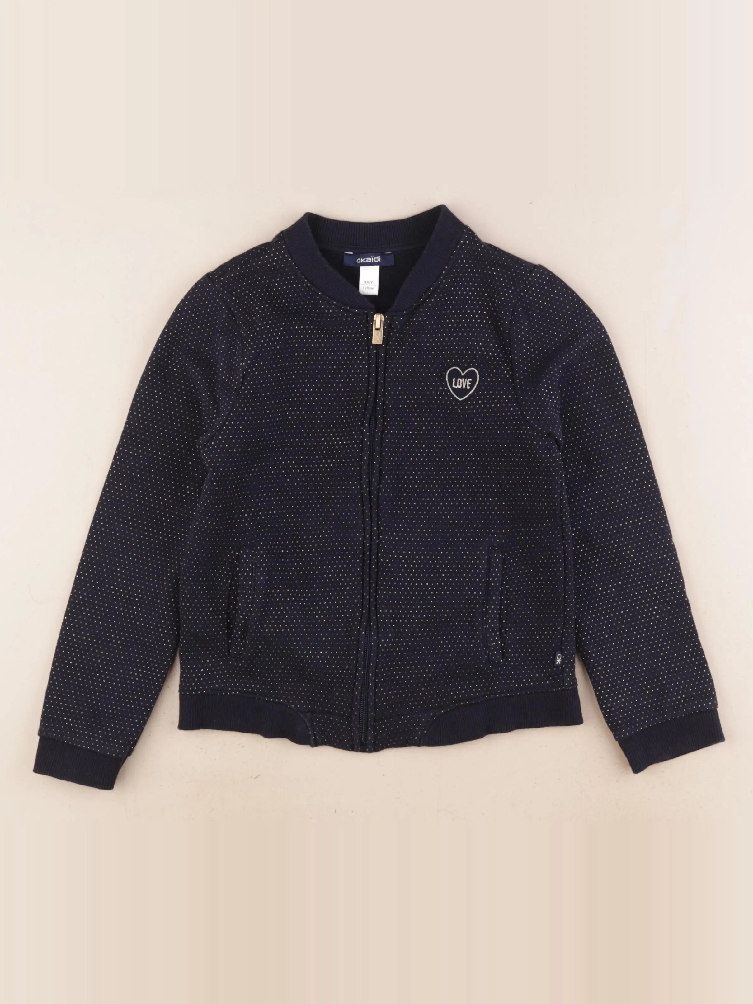 Okaidi - sweat bleu - 8 ans