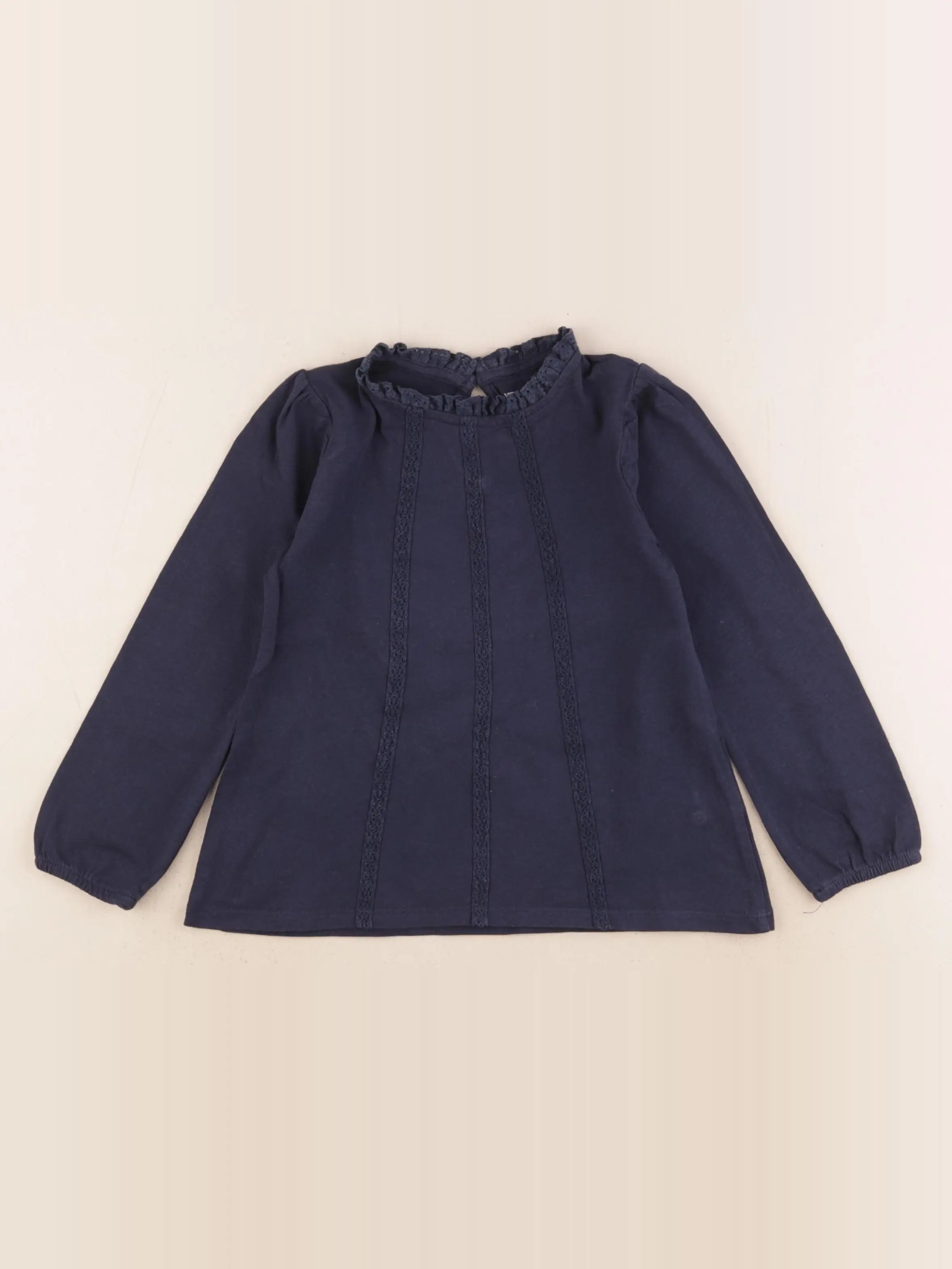 Vertbaudet - tee-shirt bleu - 4 ans