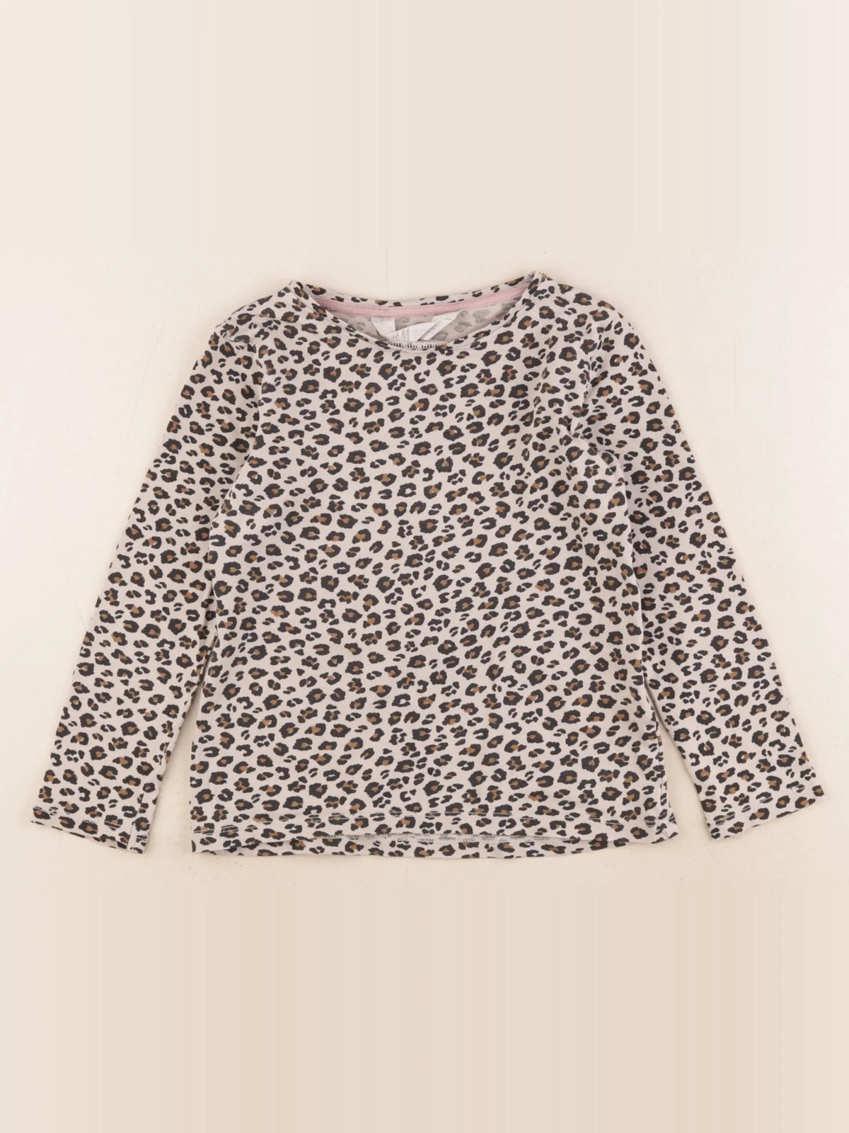 H&M - tee-shirt marron - 4/6 ans