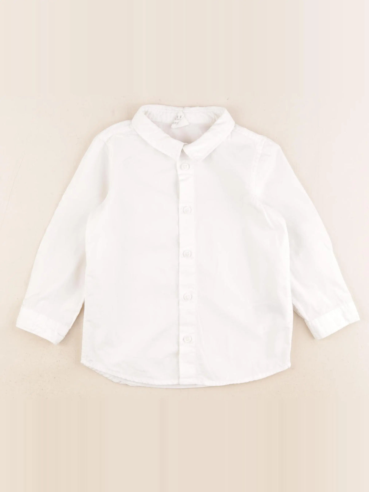 H&M - chemise blanc - 12/18 mois