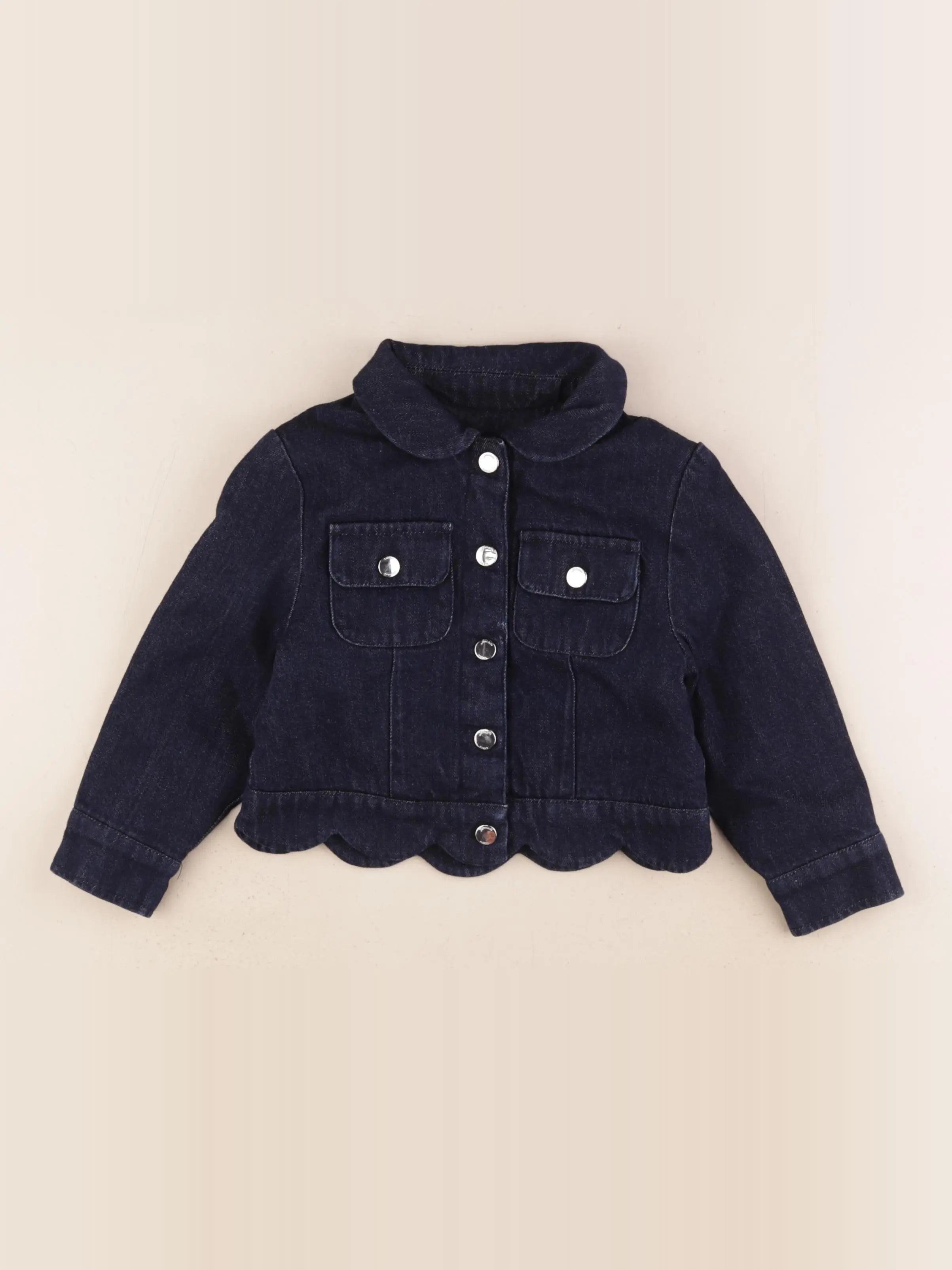 Jacadi - veste doublé bleu - 3 ans