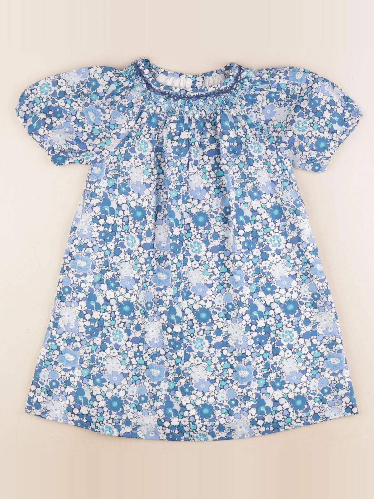 Jacadi - robe liberty bleu - 6 ans