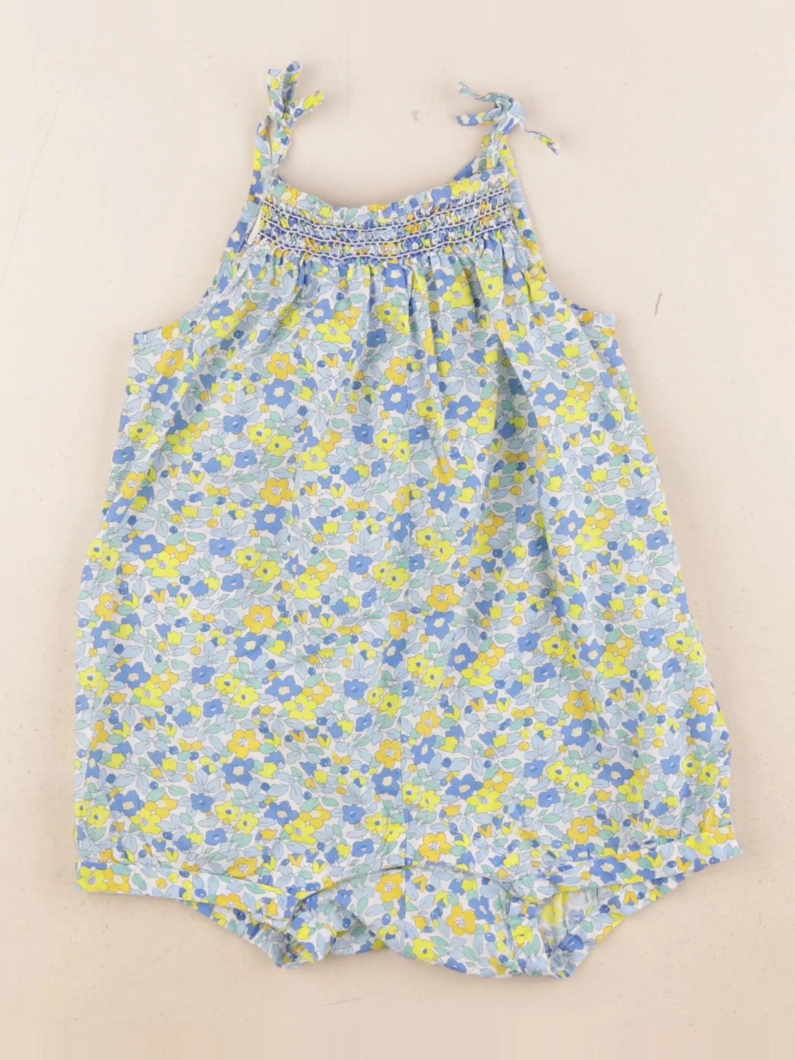 Jacadi - salopette liberty multicolore - 24 mois