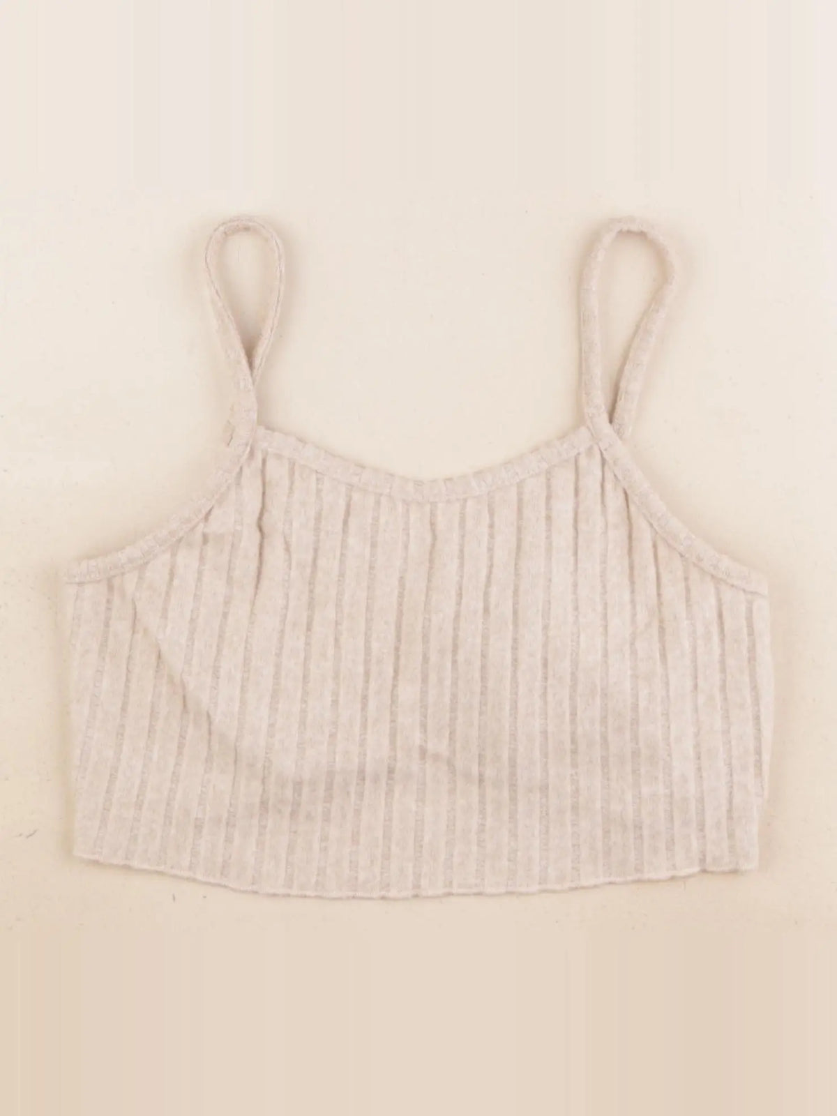 Zara - crop-top beige - 8 ans