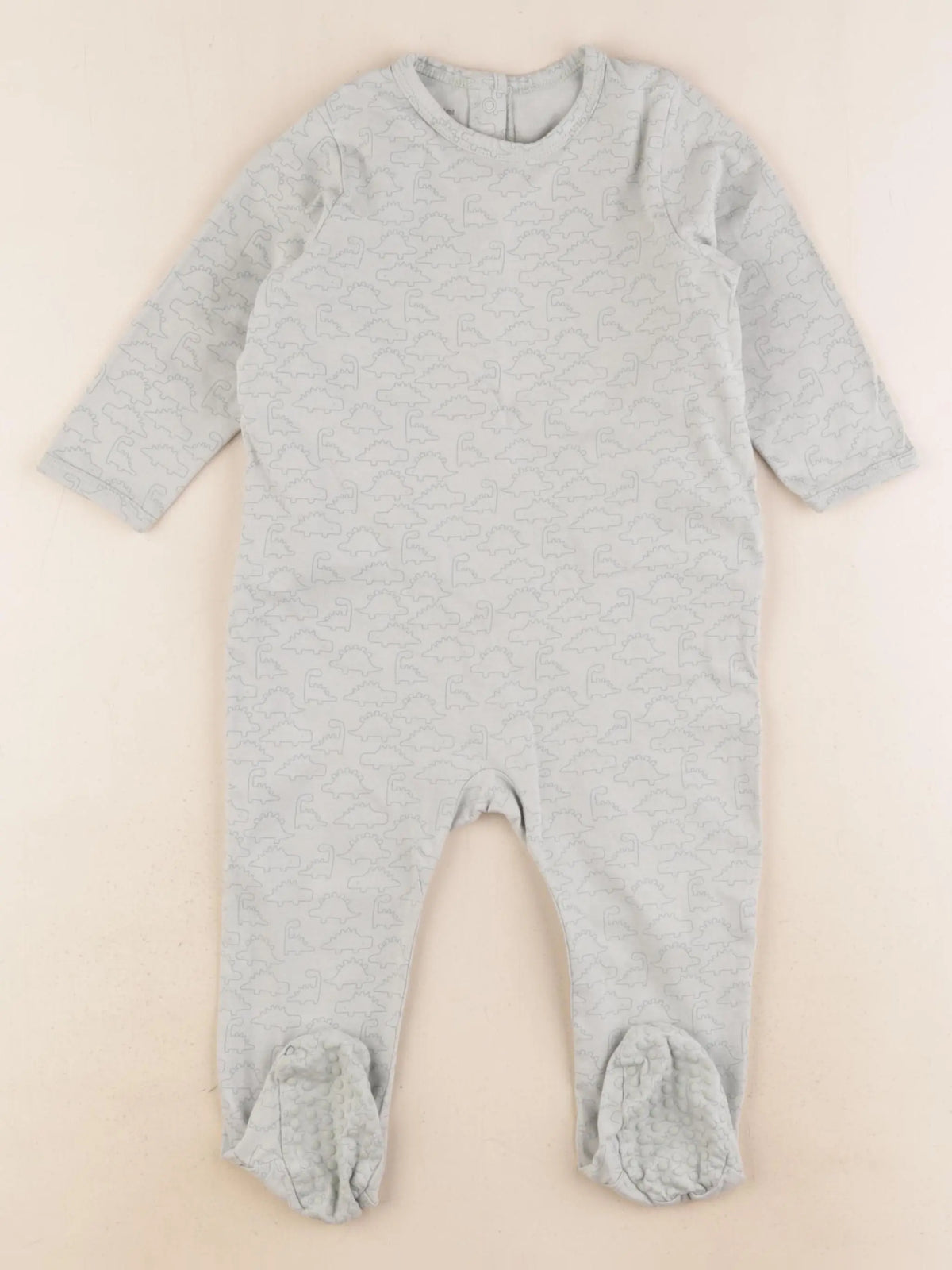 Vertbaudet - pyjama coton vert - 18 mois