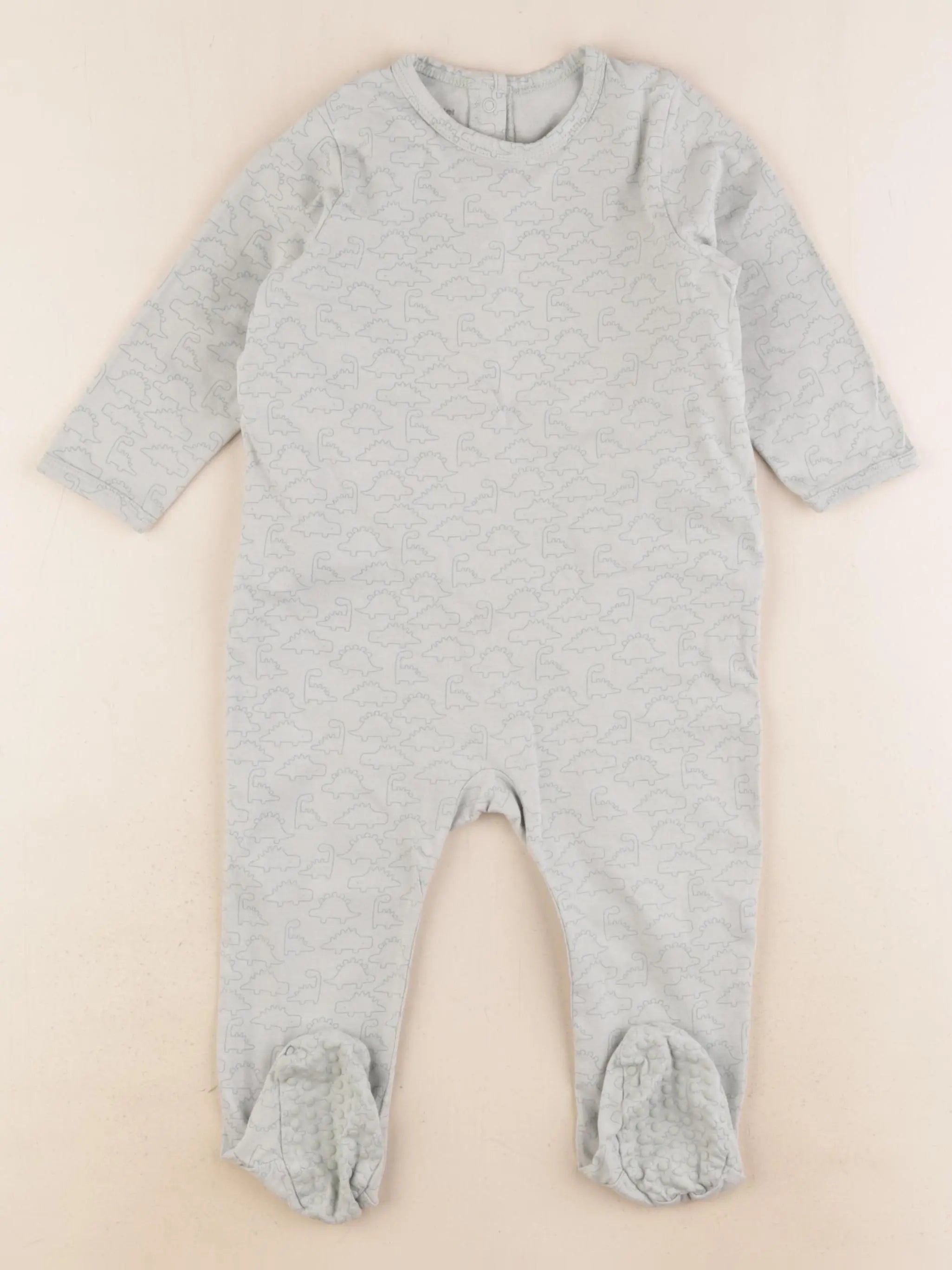Vertbaudet - pyjama coton vert - 18 mois