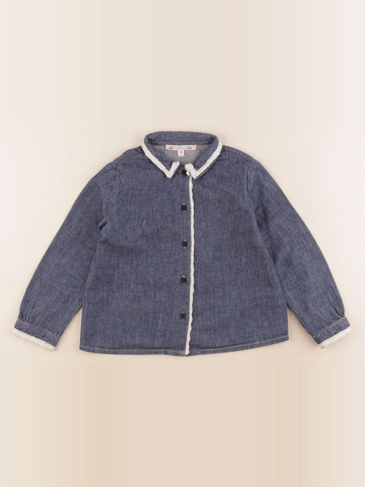 Bonpoint - chemise bleu - 4 ans