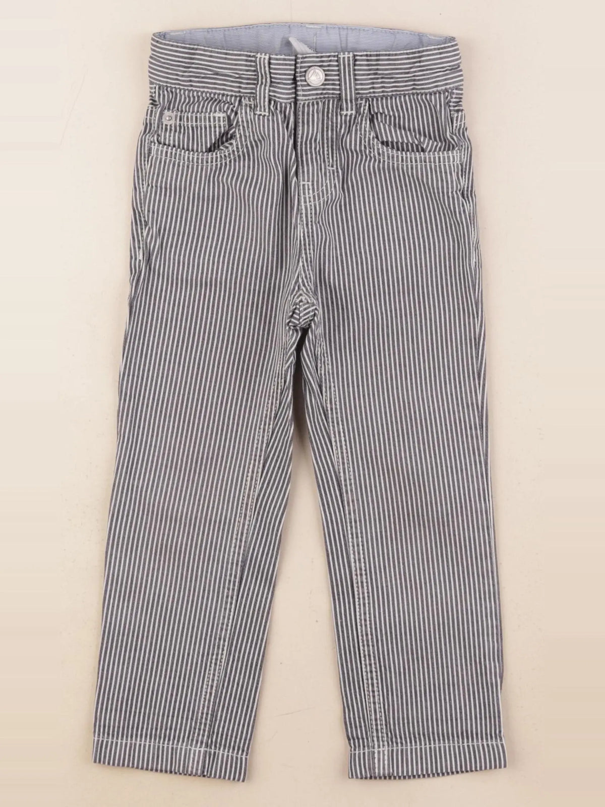 Petit Bateau - pantalon bleu - 3 ans