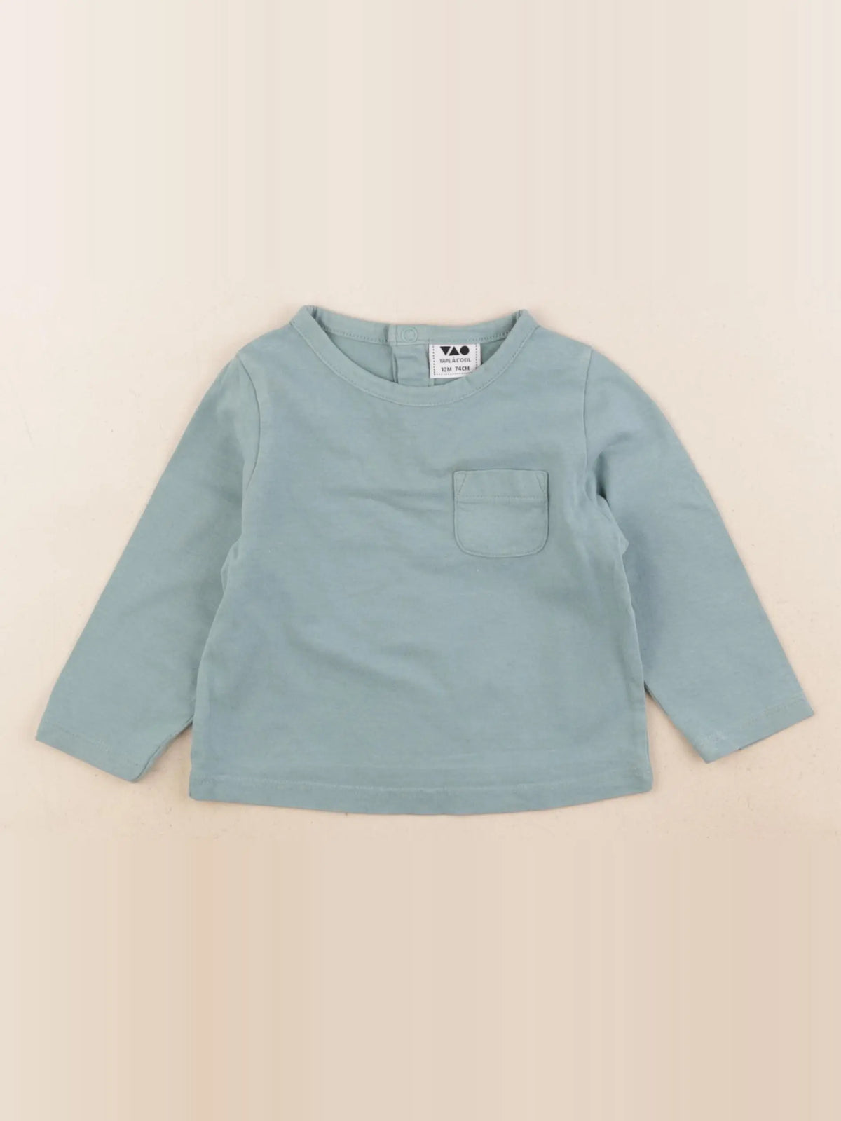 Tape à l'oeil - tee-shirt vert - 12 mois