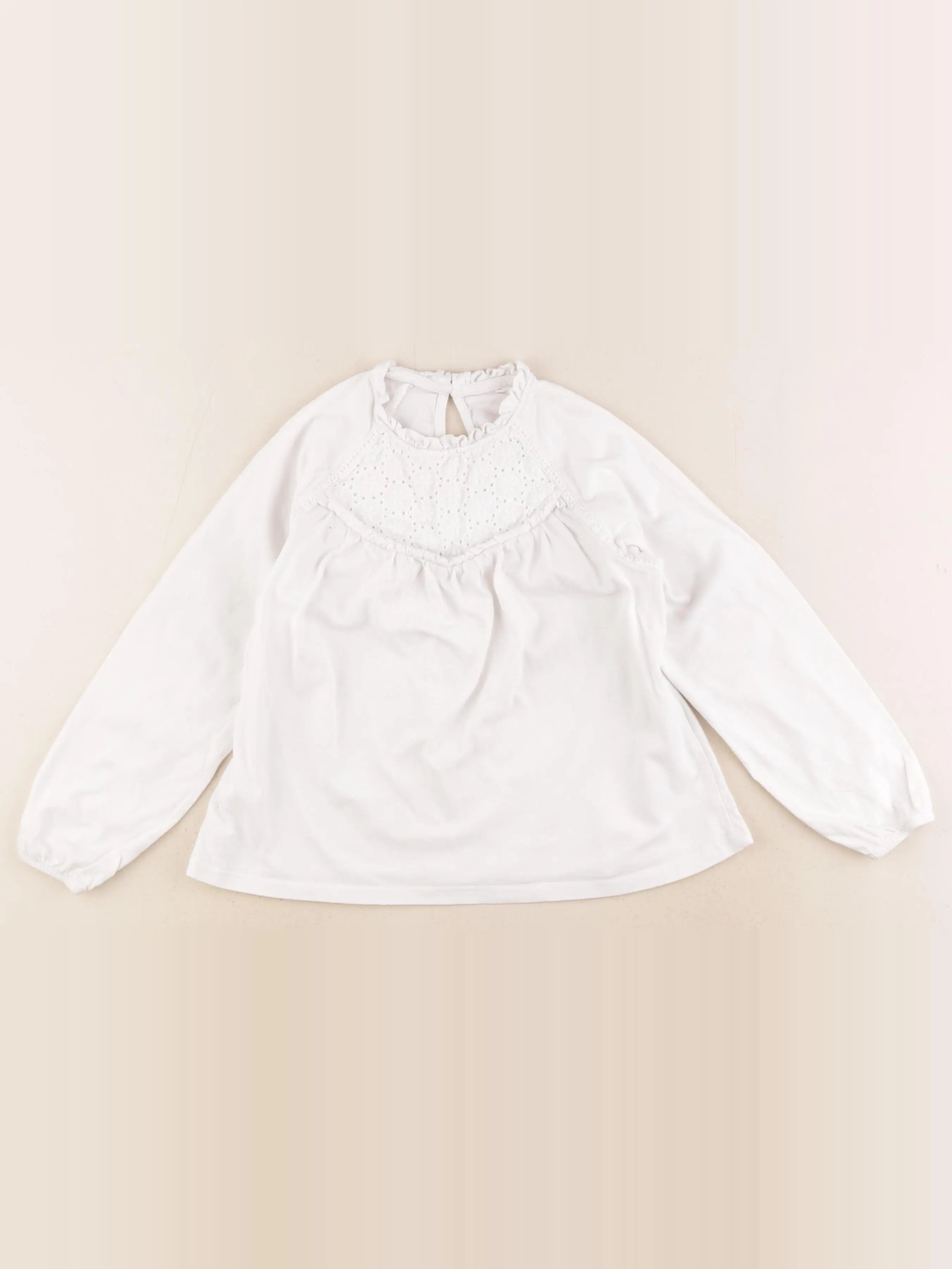 Vertbaudet - tee-shirt blanc - 5 ans