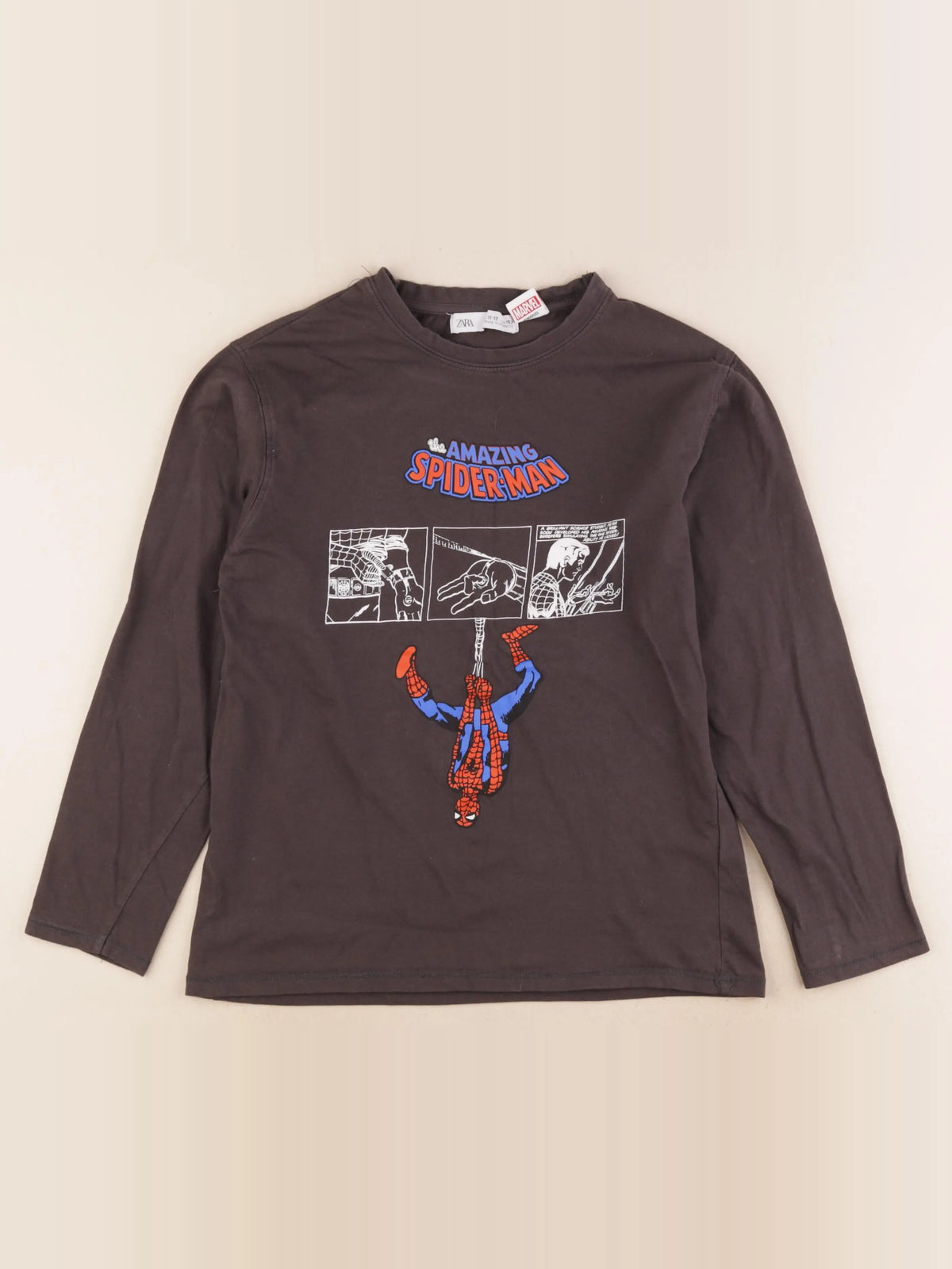 Zara - tee-shirt gris - 11/12 ans