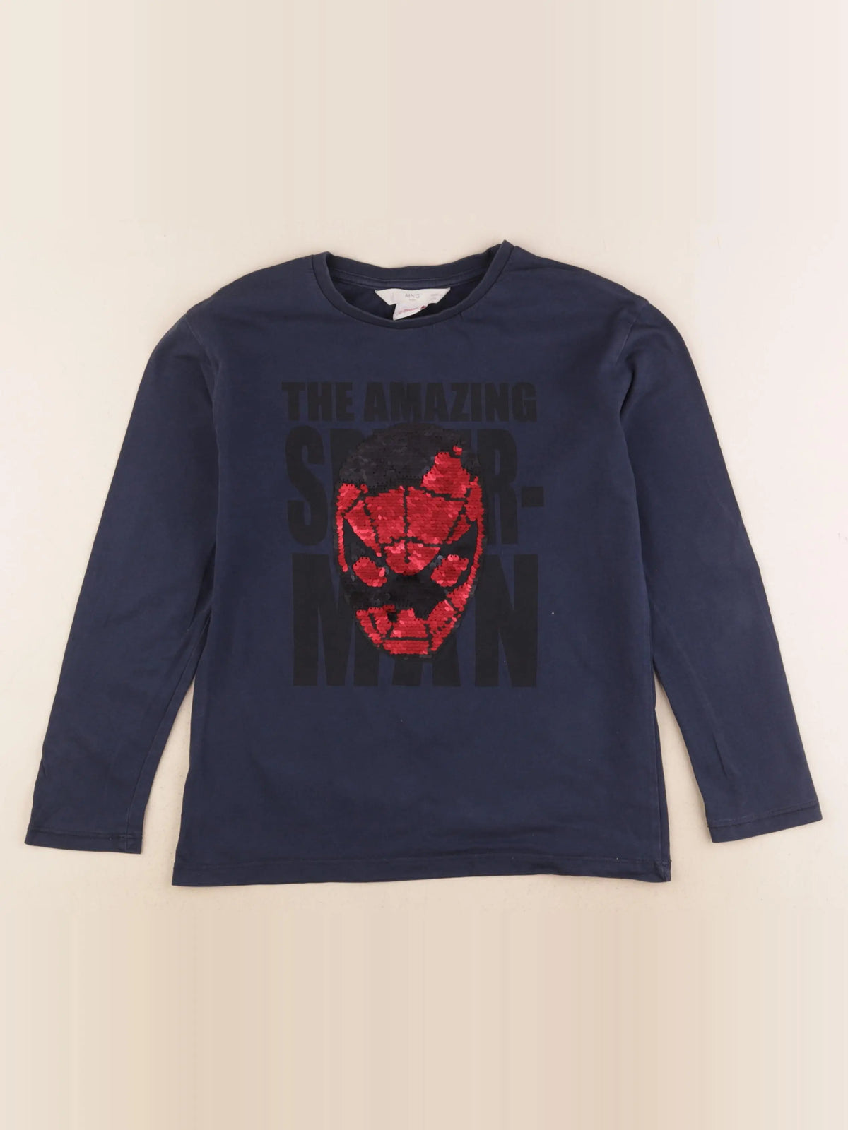 Mango - tee-shirt bleu - 8 ans