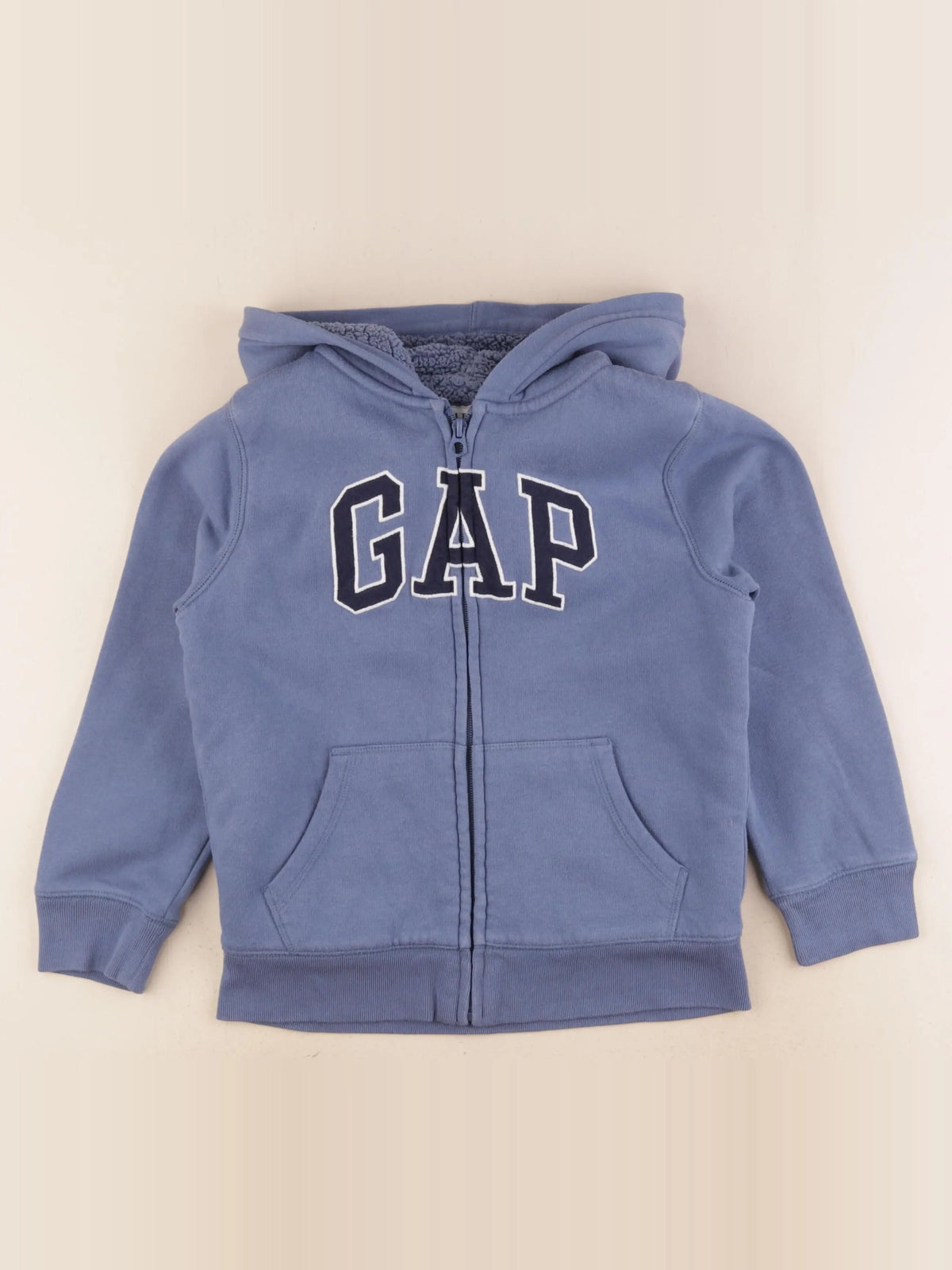 GAP - sweat bleu - 6/7 ans