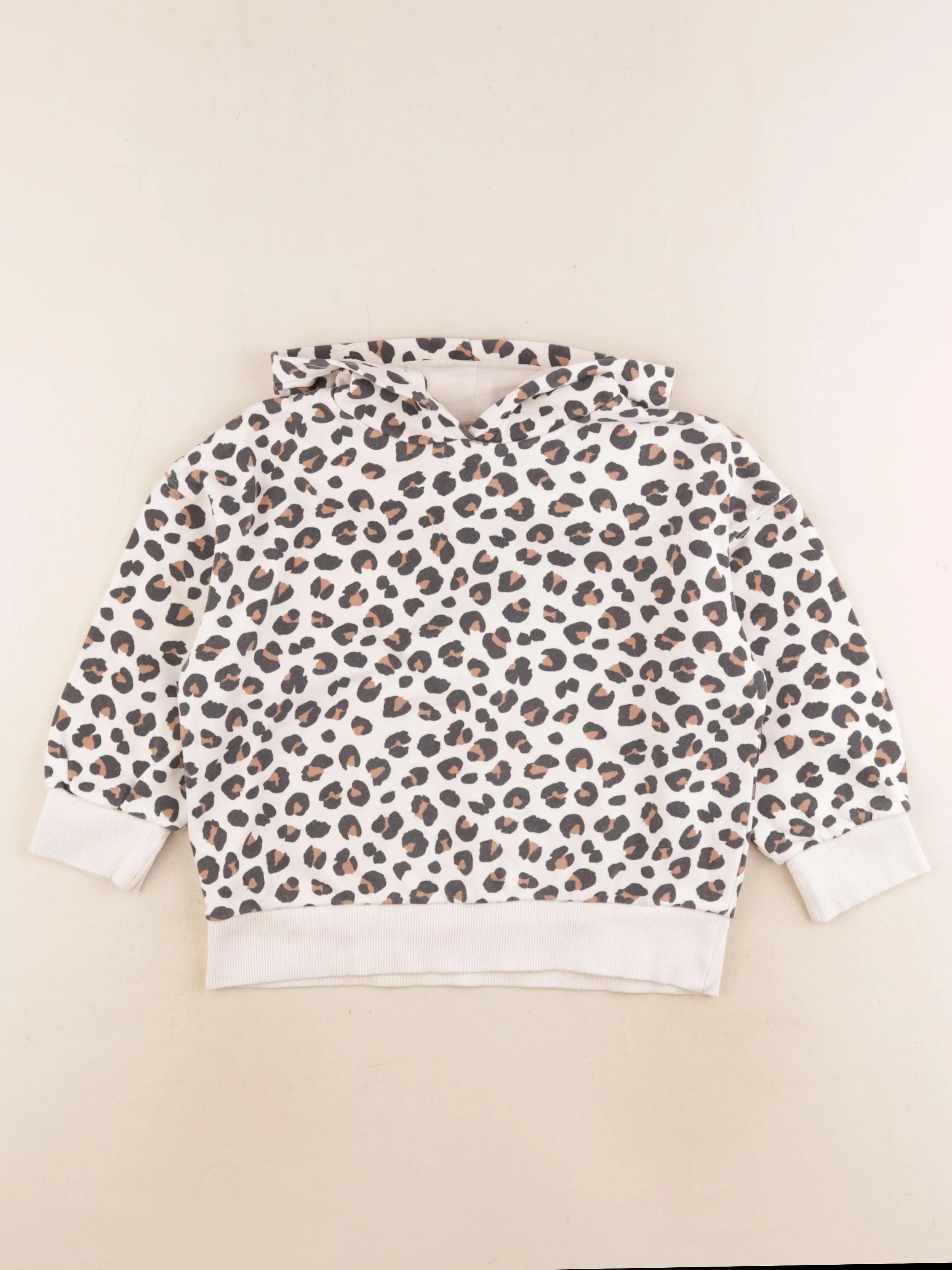 Monoprix - sweat marron - 5 ans