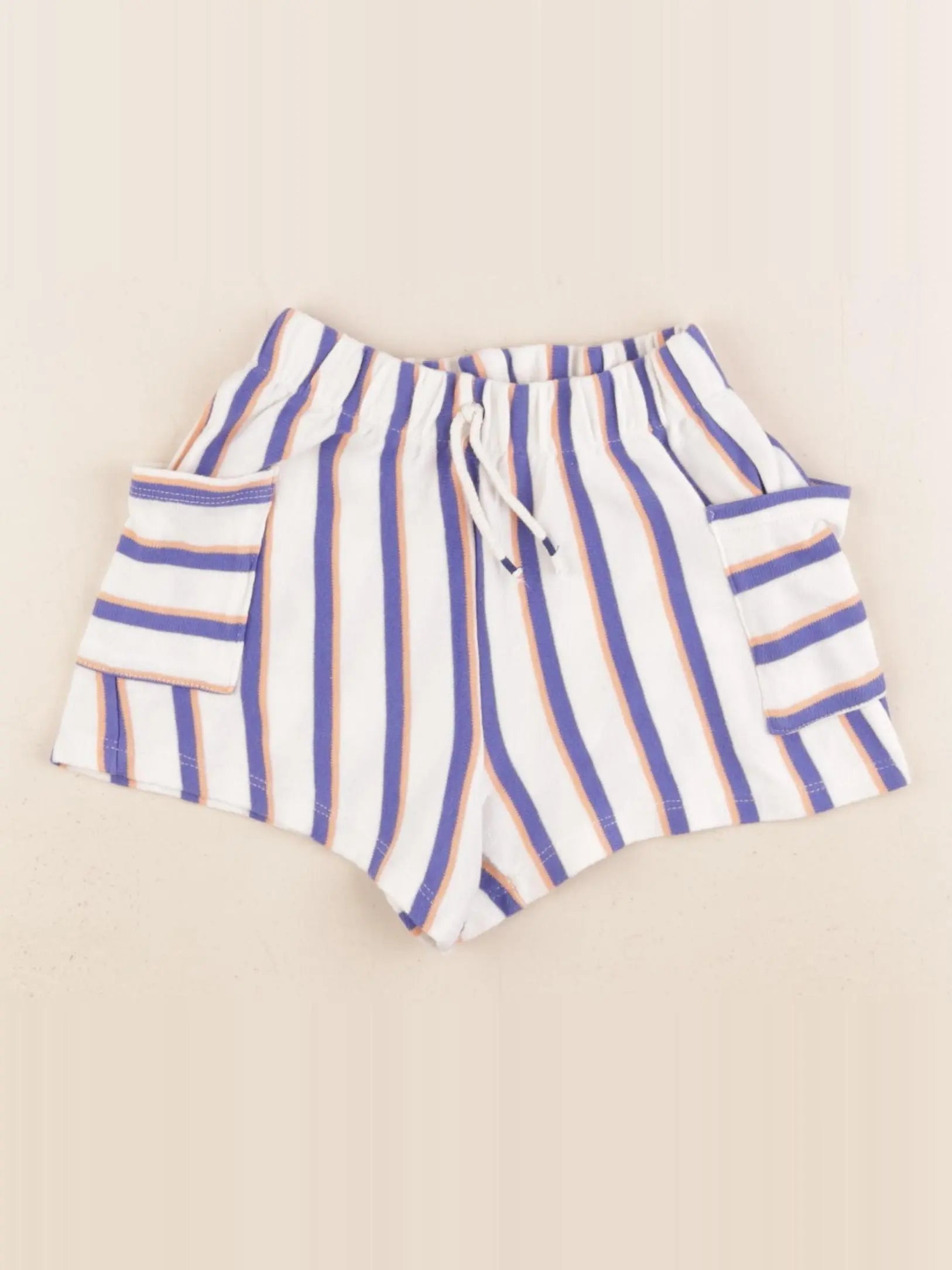 Zara - short bleu, blanc - 5 ans