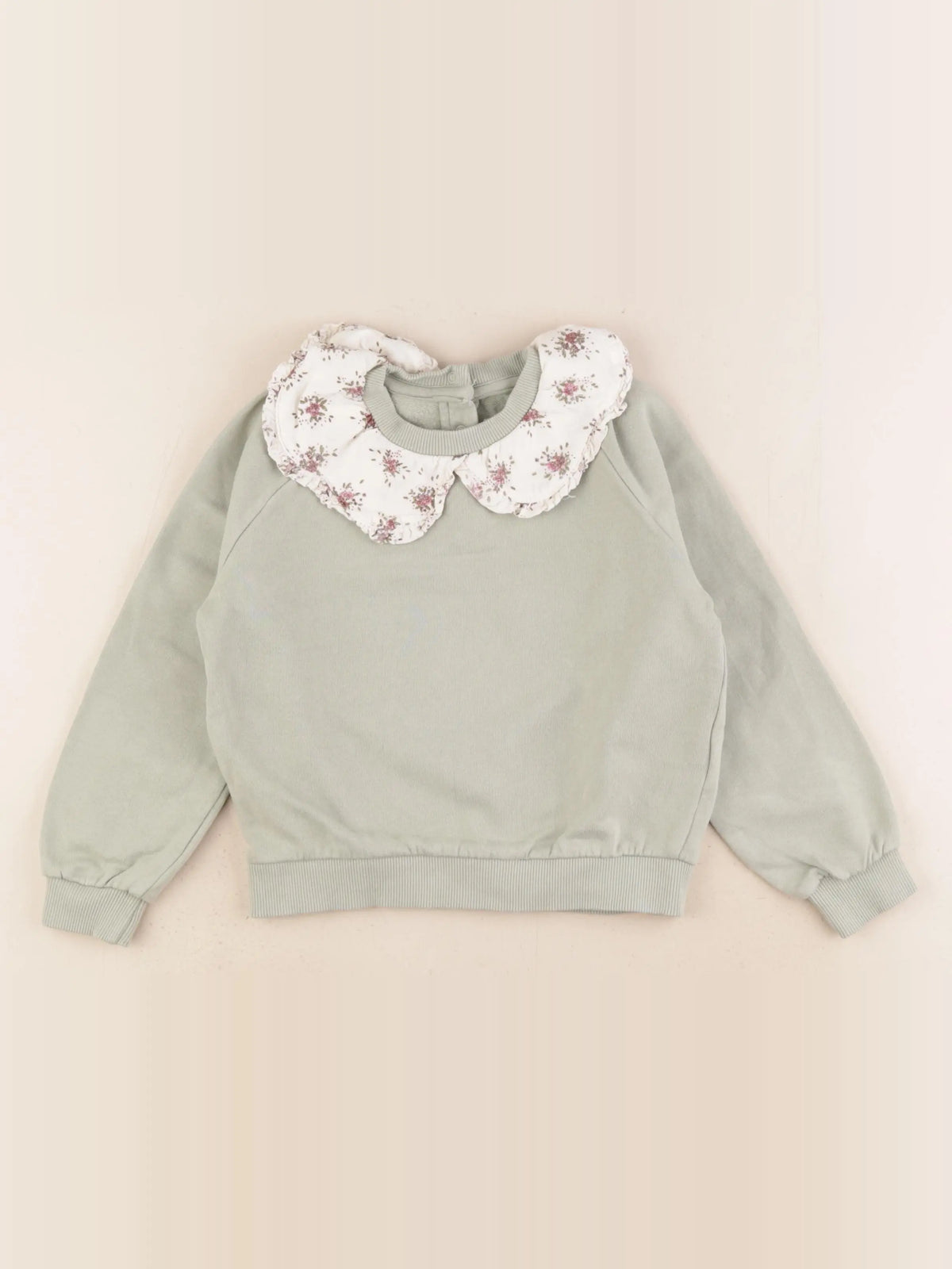 Vertbaudet - sweat vert - 4 ans