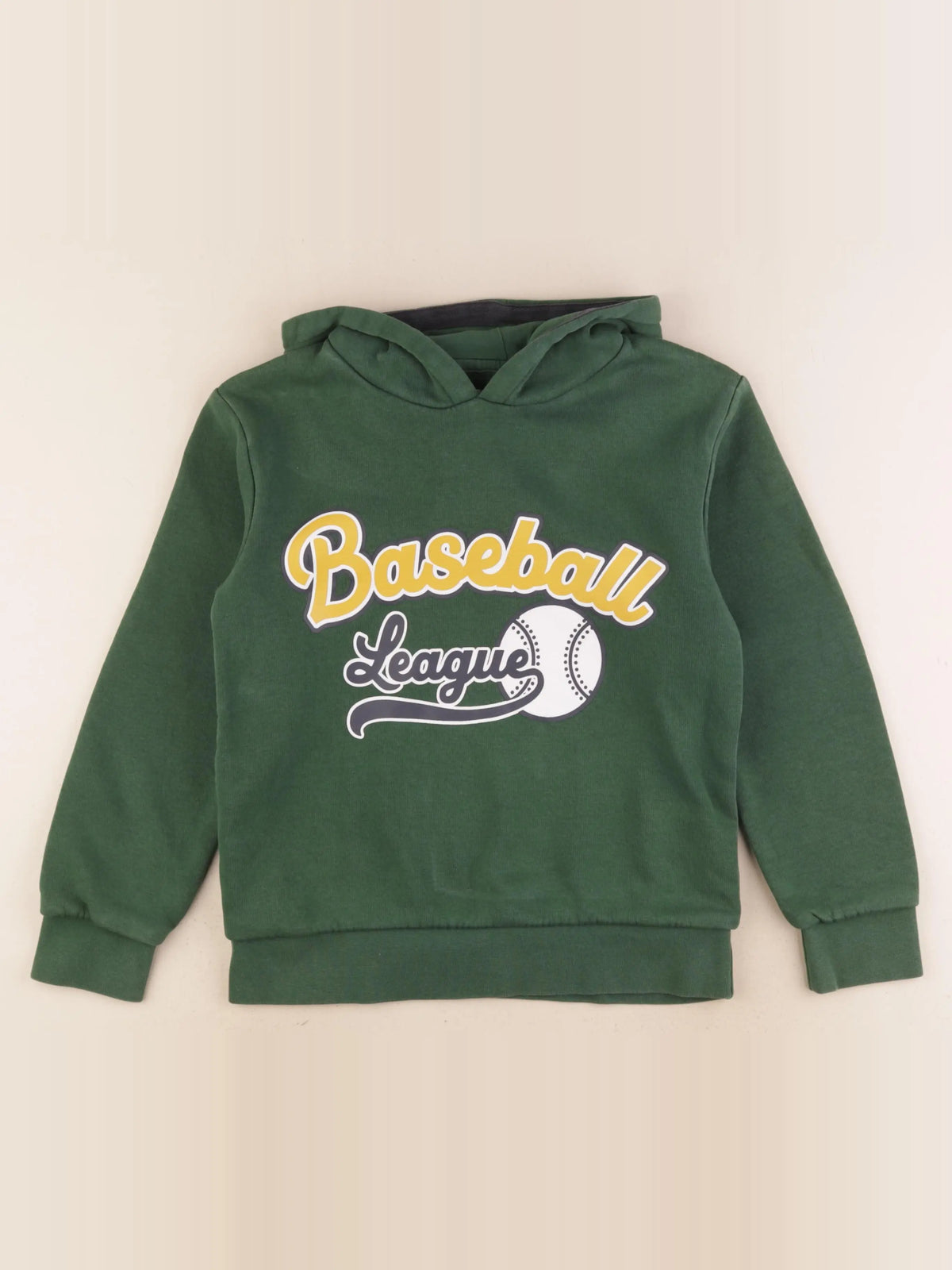 Vertbaudet - sweat vert - 10 ans