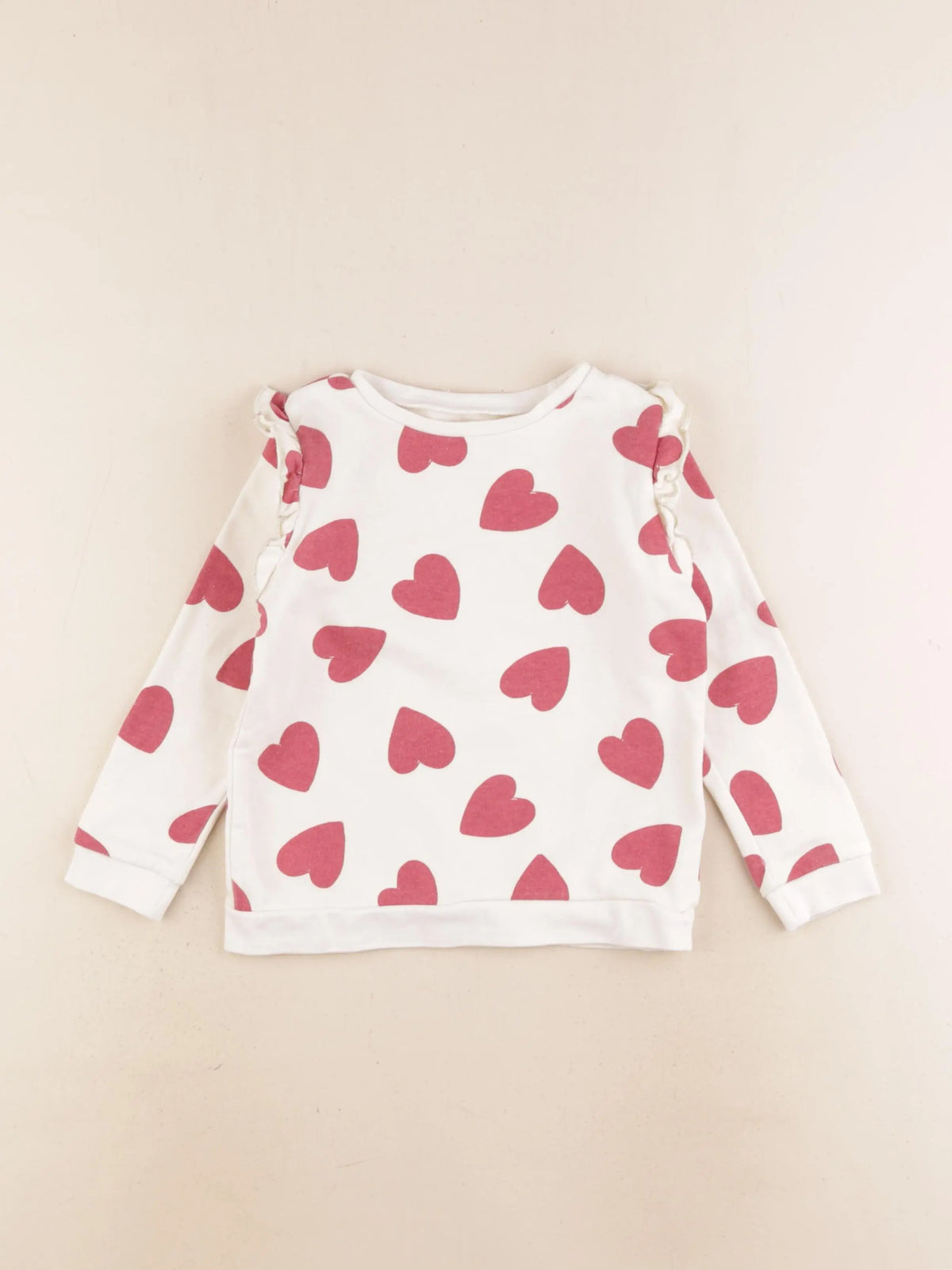 Vertbaudet - sweat multicolore - 4 ans