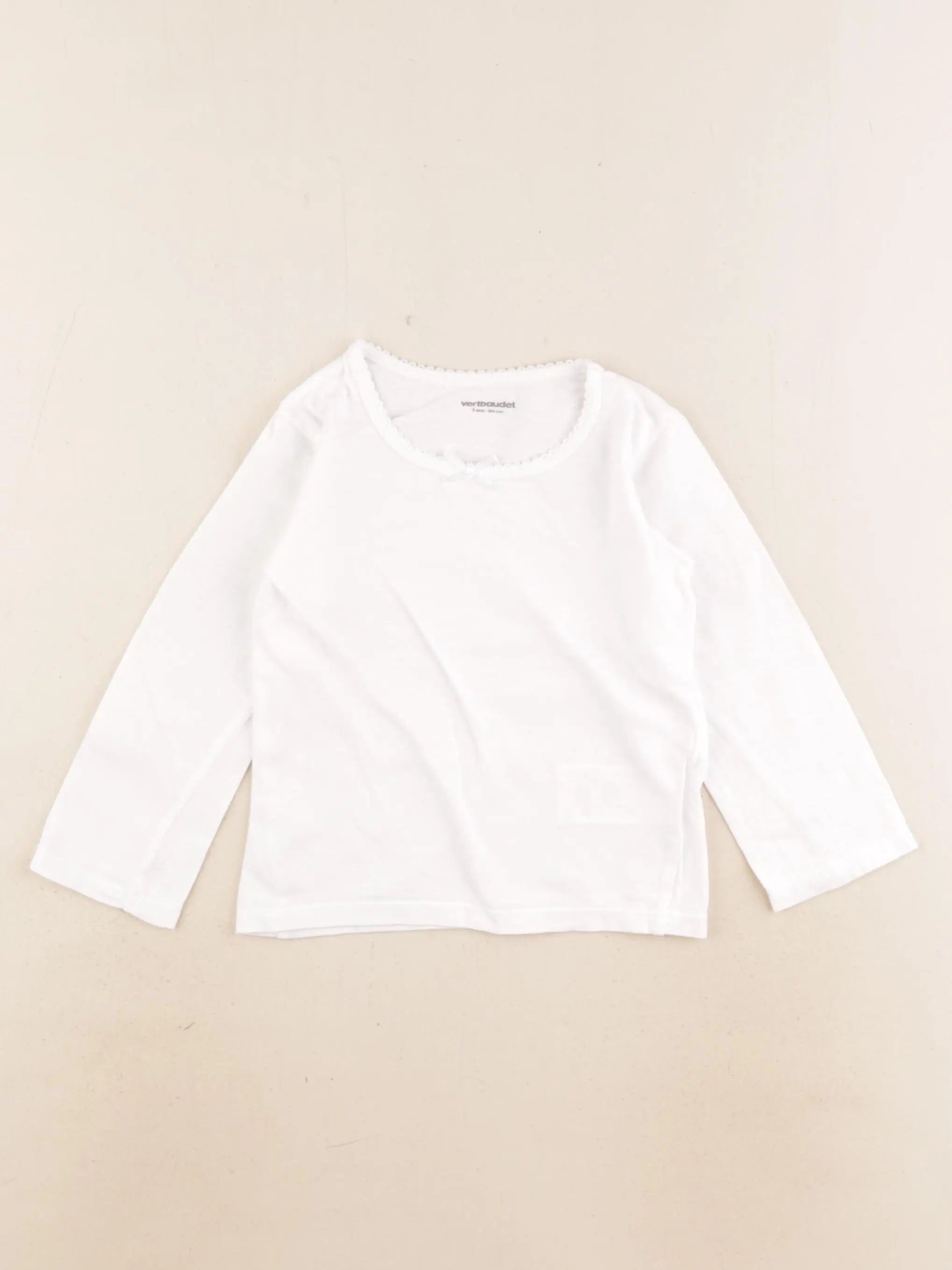 Vertbaudet - maillot de corps blanc - 3 ans