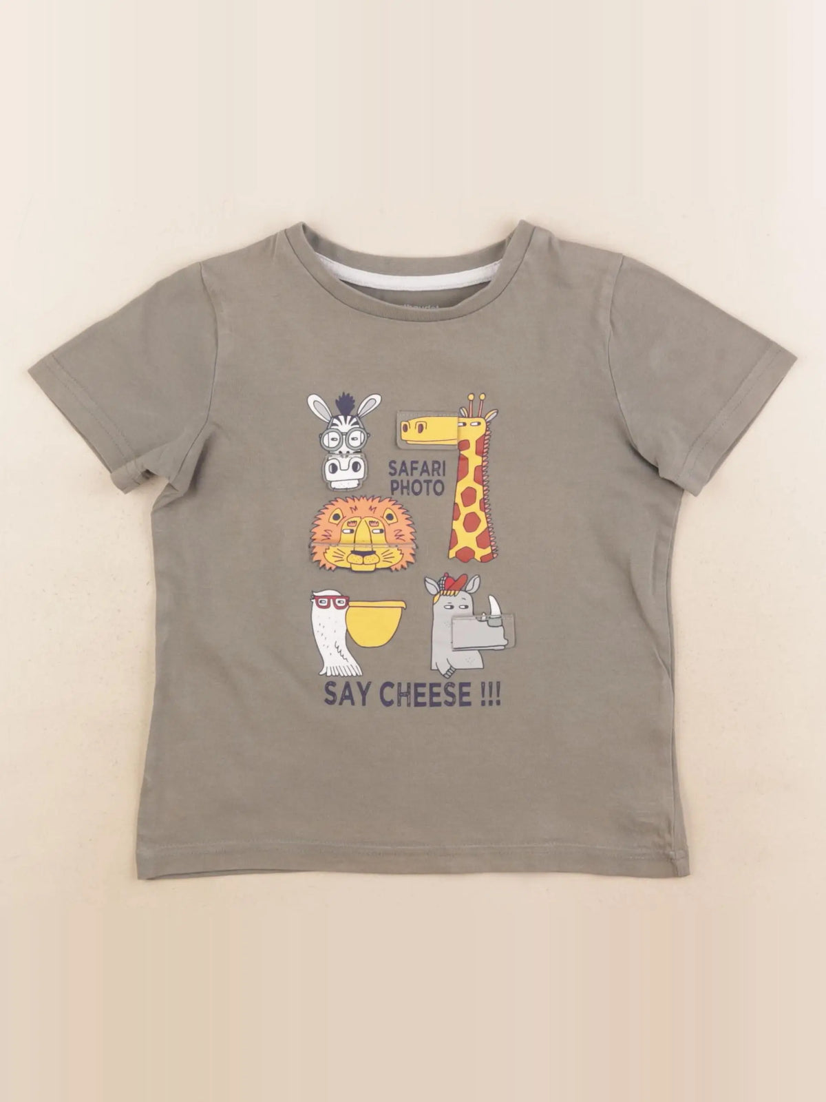 Vertbaudet - tee-shirt vert - 4 ans