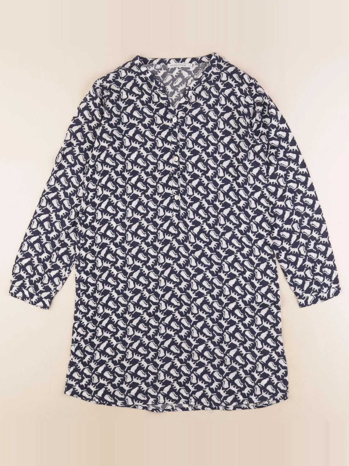 Monoprix - robe bleu - 10 ans
