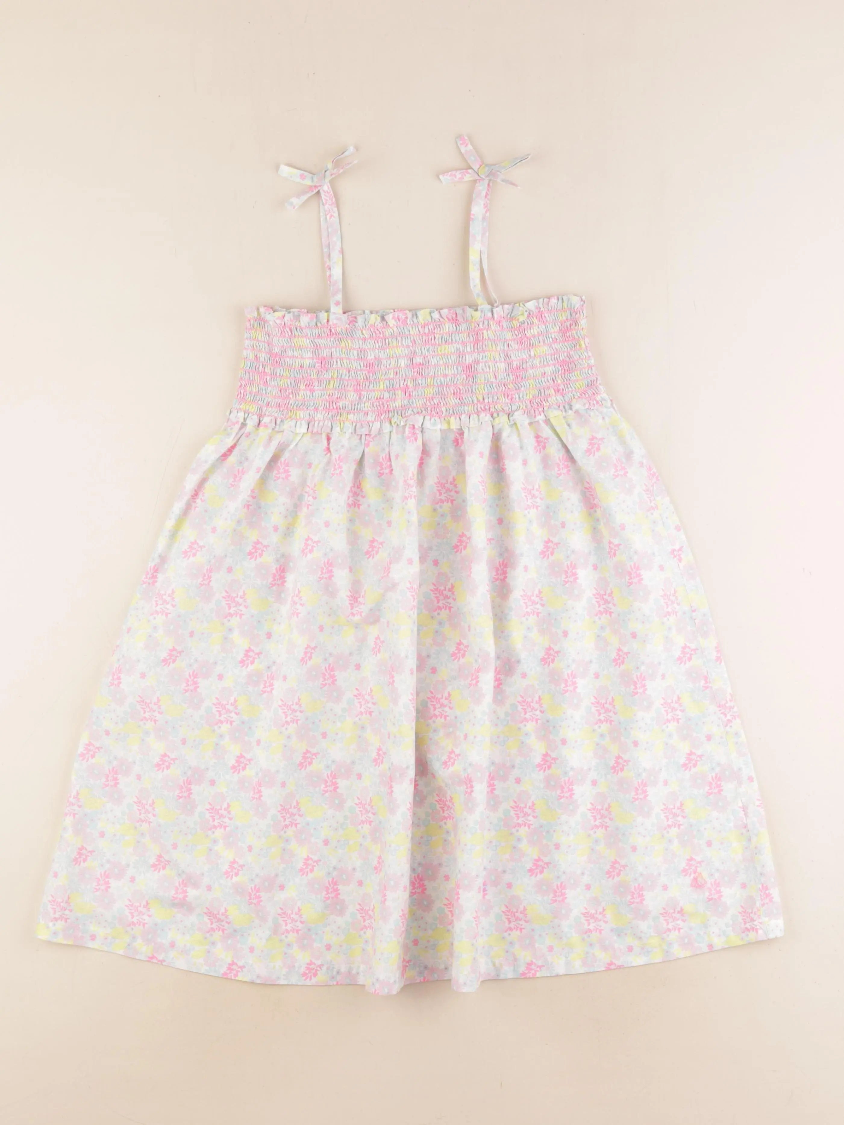 Petit Bateau - robe multicolore - 8 ans
