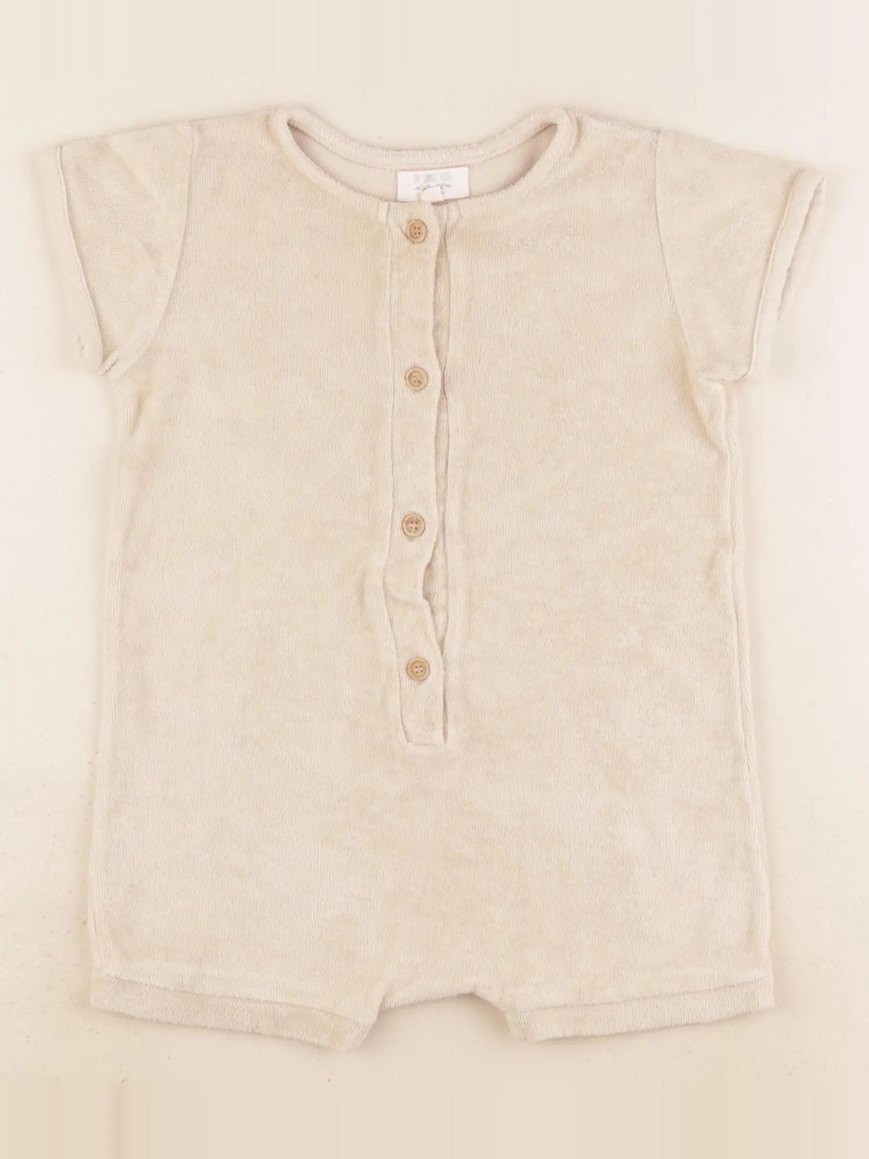 The Simple Folk - combinaison beige - 12/18 mois