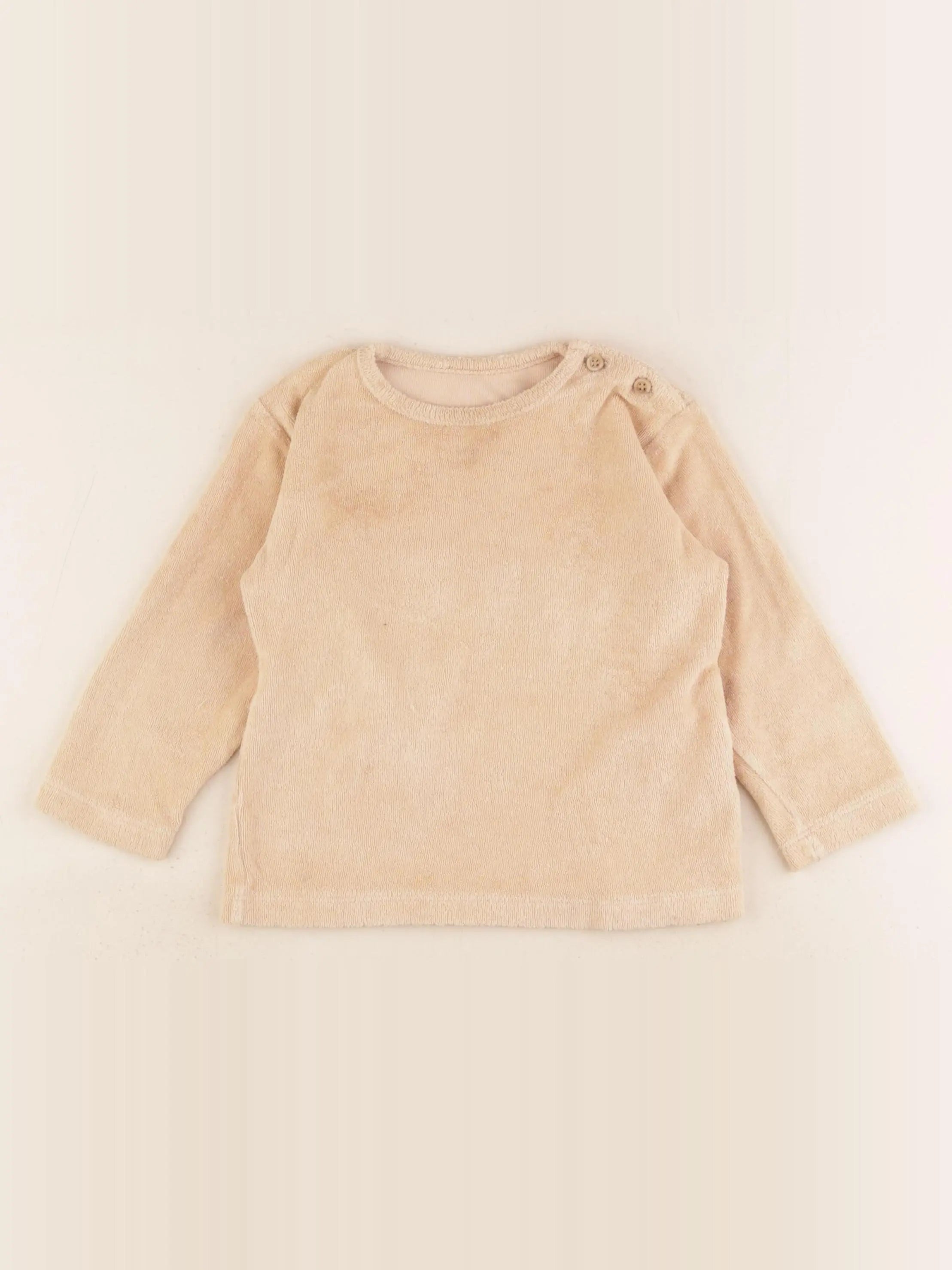 Poudre Organic - sweat beige - 3 ans