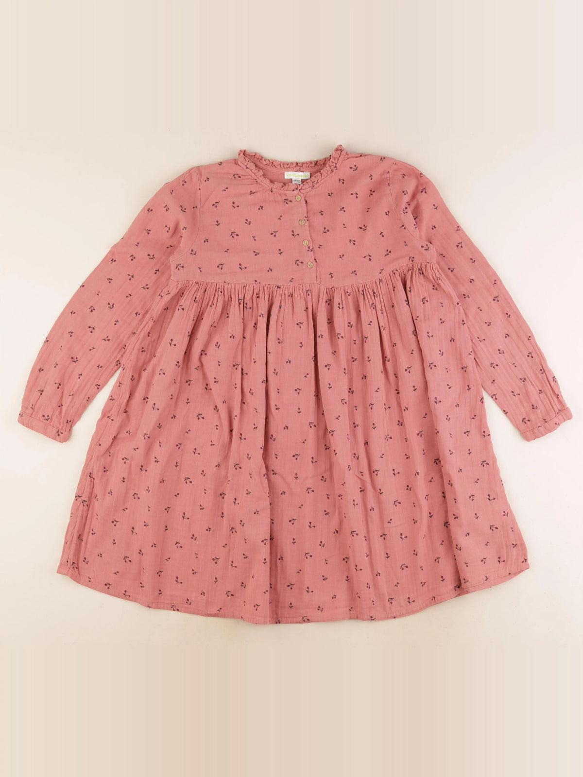 Vertbaudet - robe rose - 10 ans