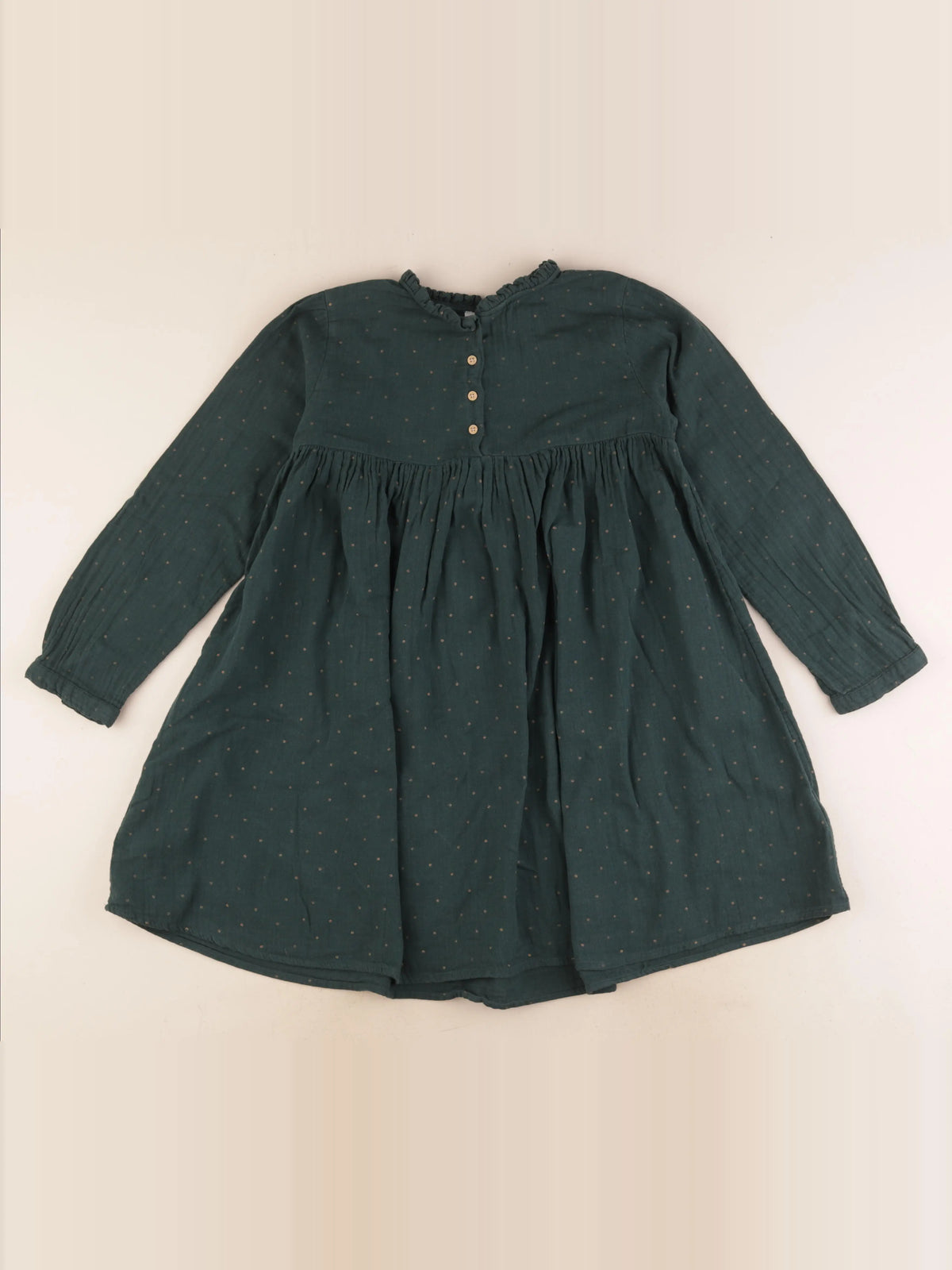 Vertbaudet - robe vert - 9 ans