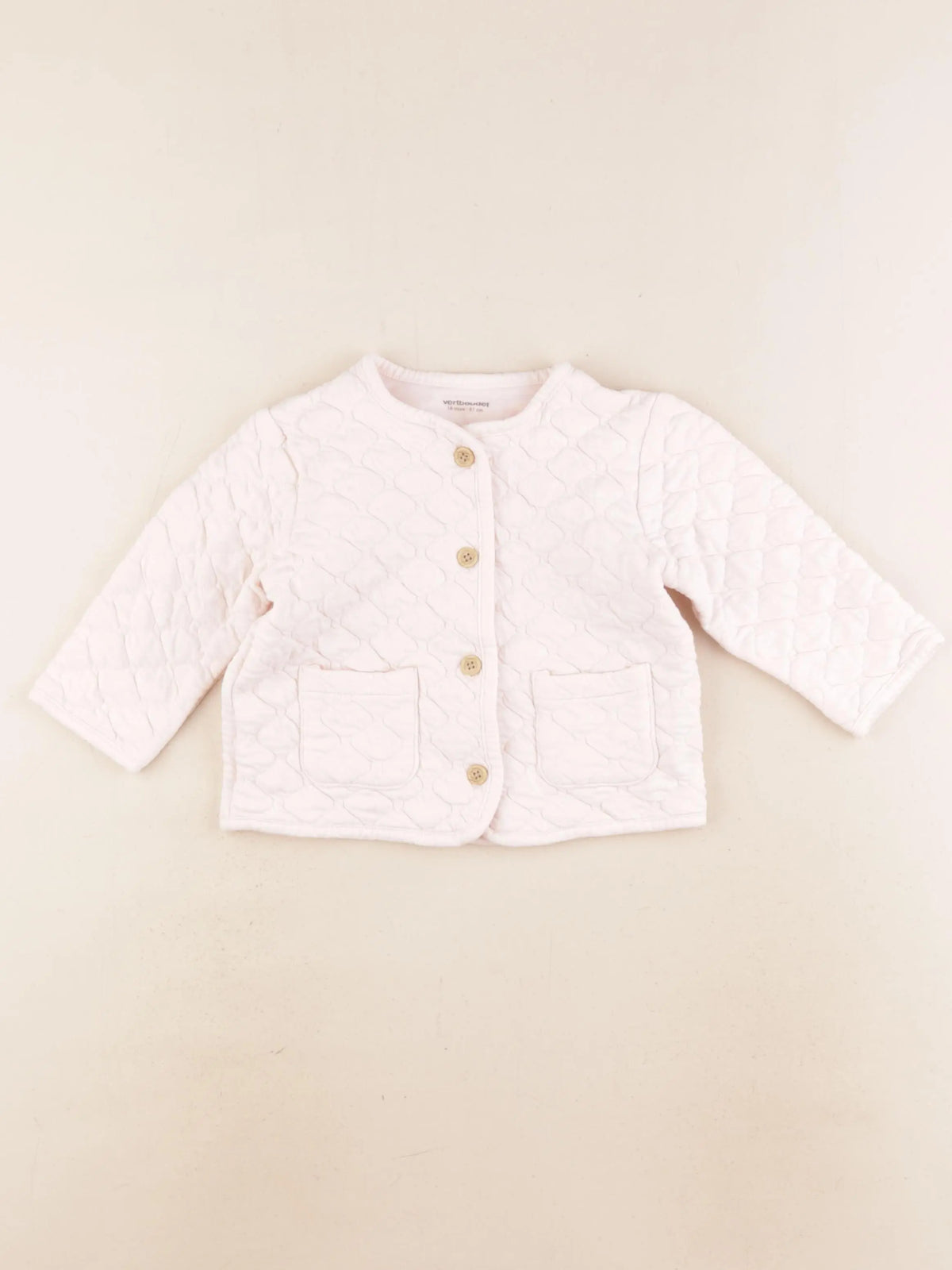 Vertbaudet - veste rose - 18 mois