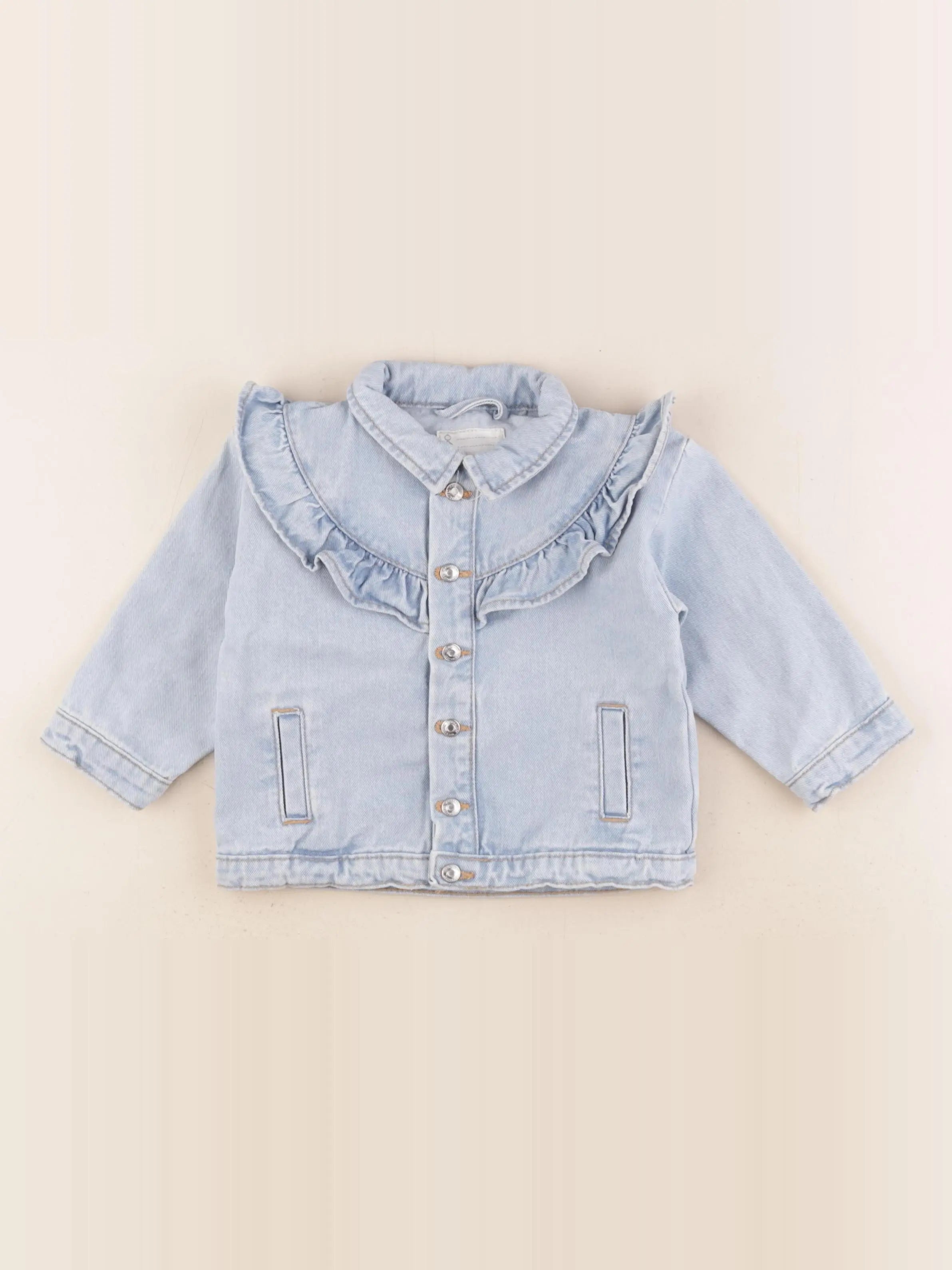 Vertbaudet - veste bleu - 18 mois