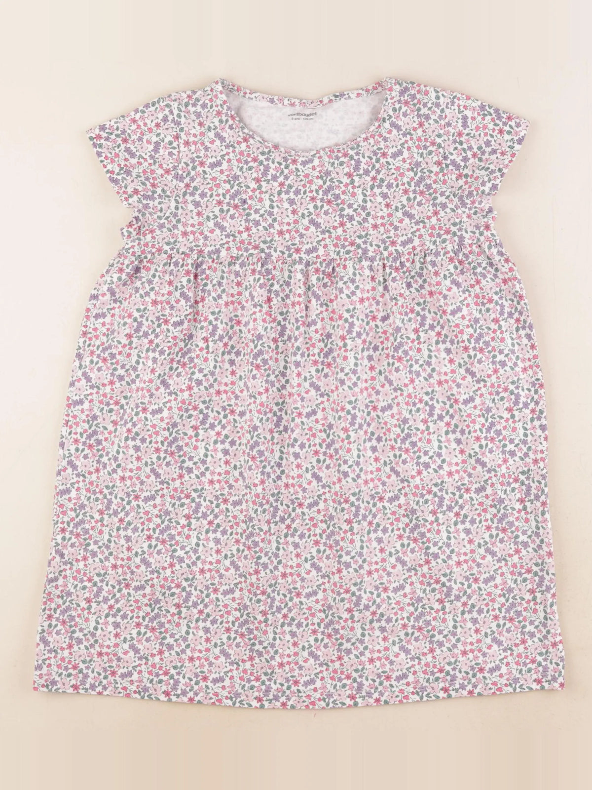 Vertbaudet - robe multicolore - 8 ans