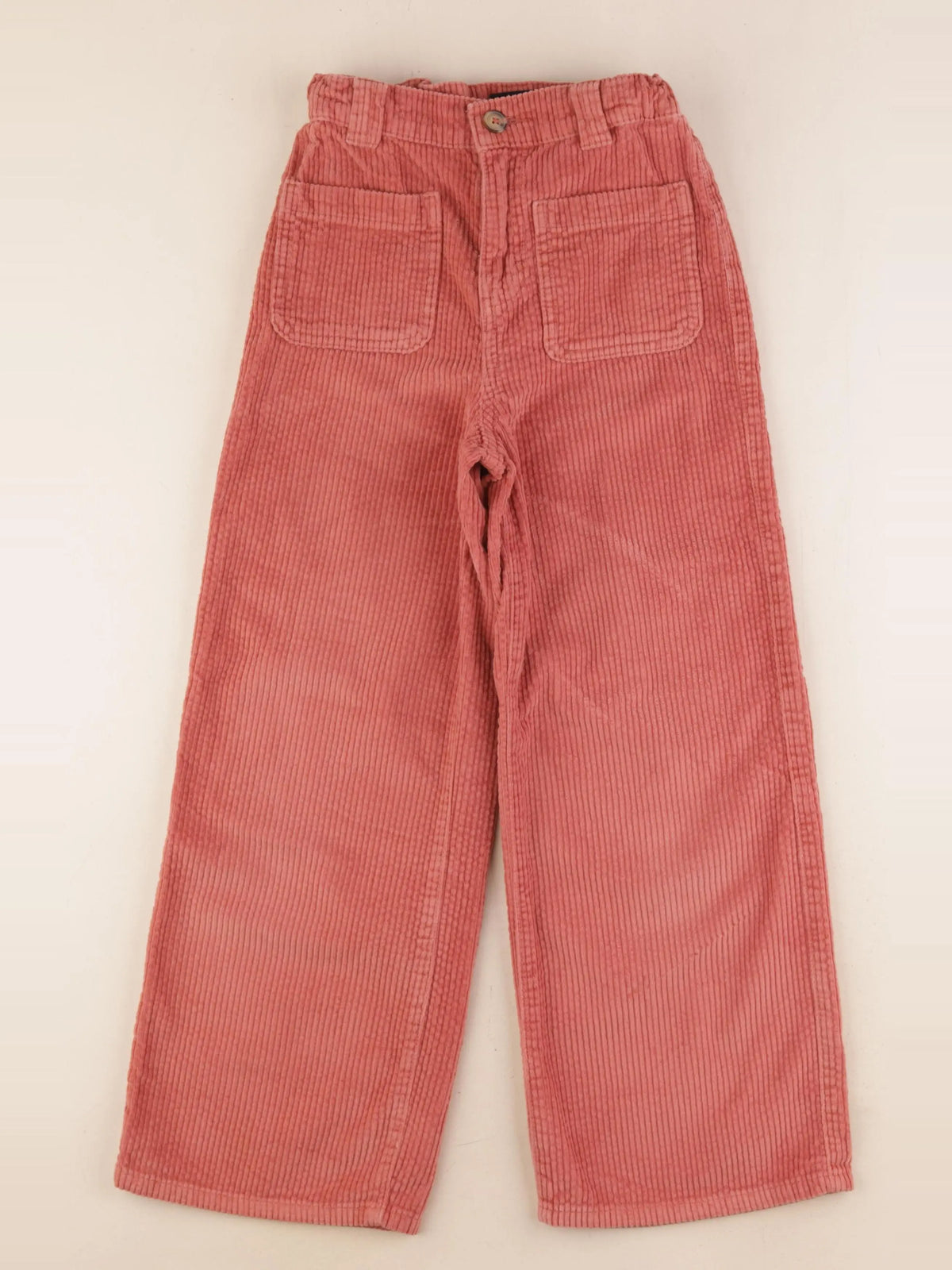 Monoprix - pantalon orange - 10 ans