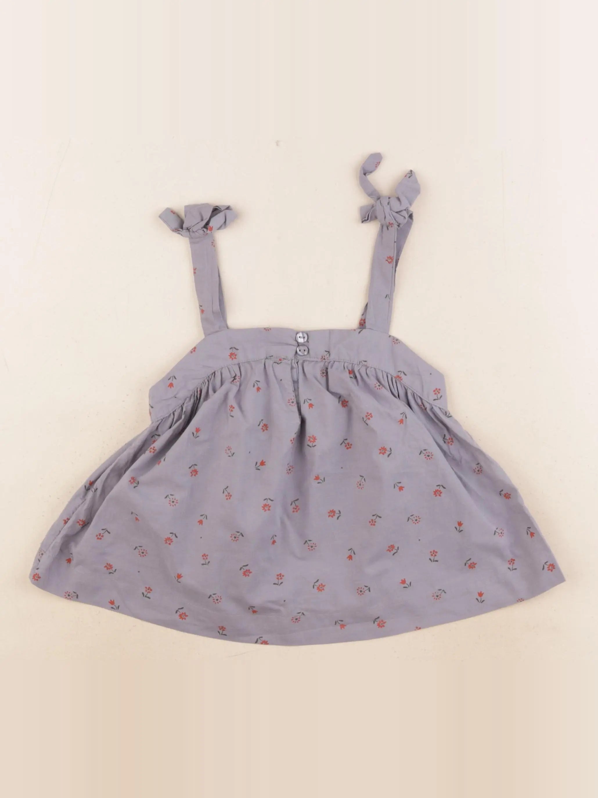 Vertbaudet - blouse gris - 4 ans