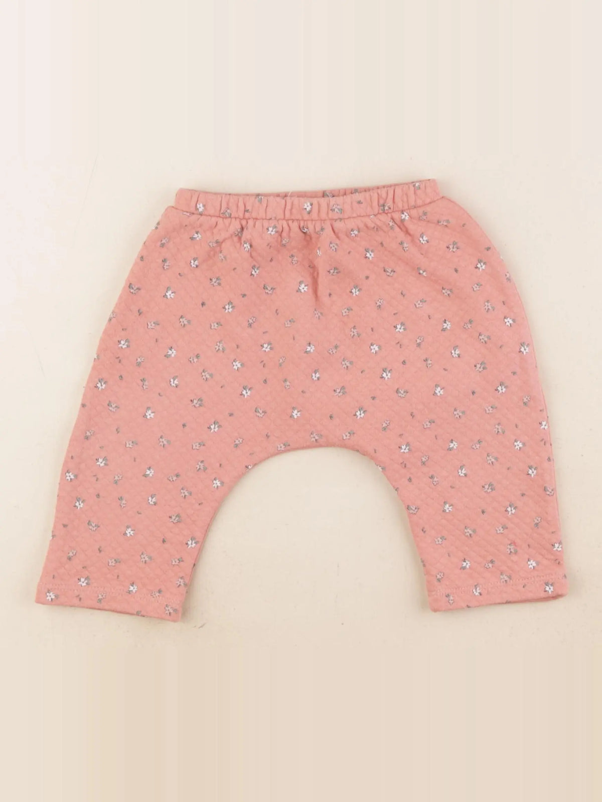 Vertbaudet - sarouel rose - 9 mois