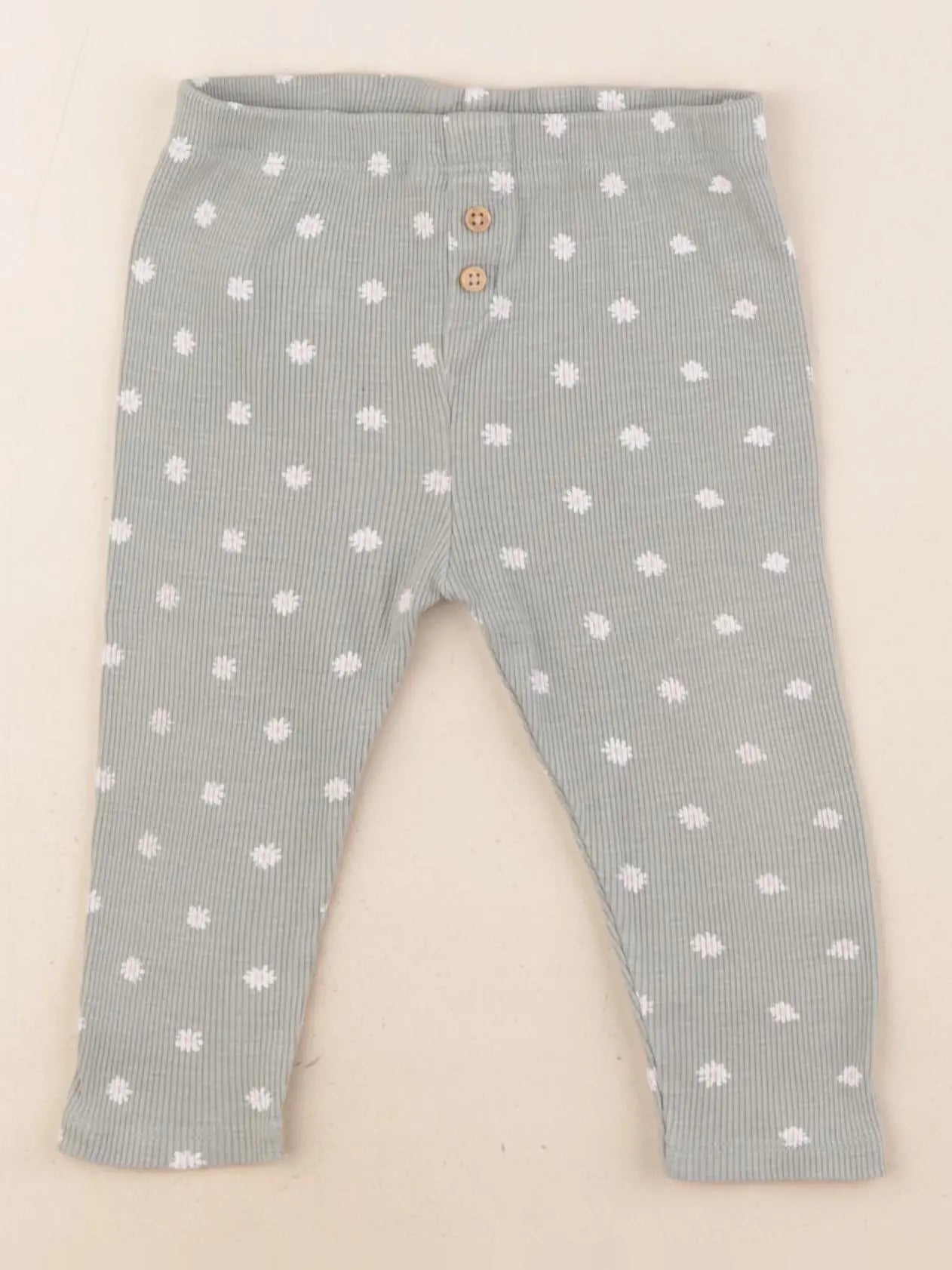 Vertbaudet - legging vert - 18 mois