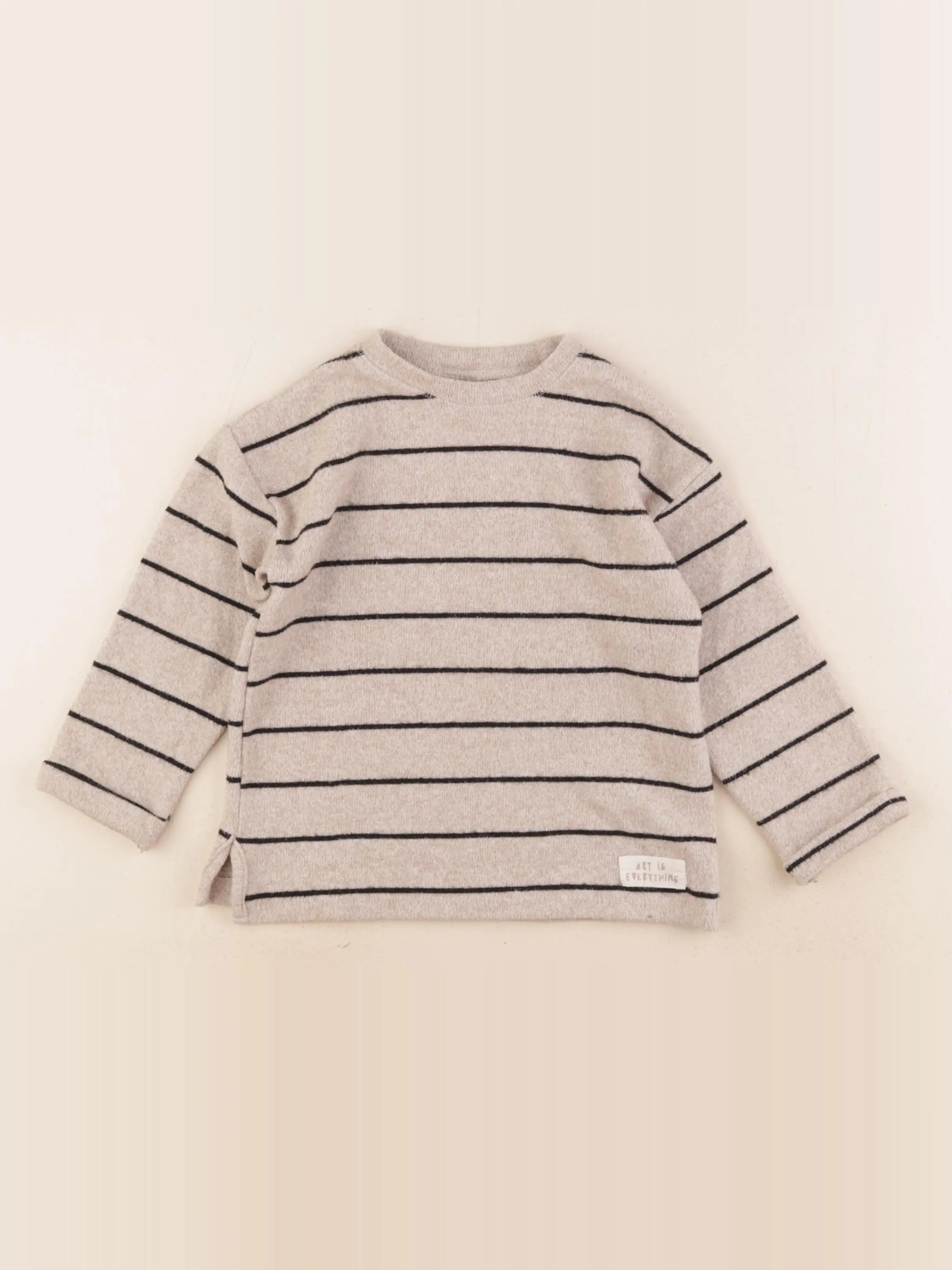 Zara - pull marron - 18/24 mois