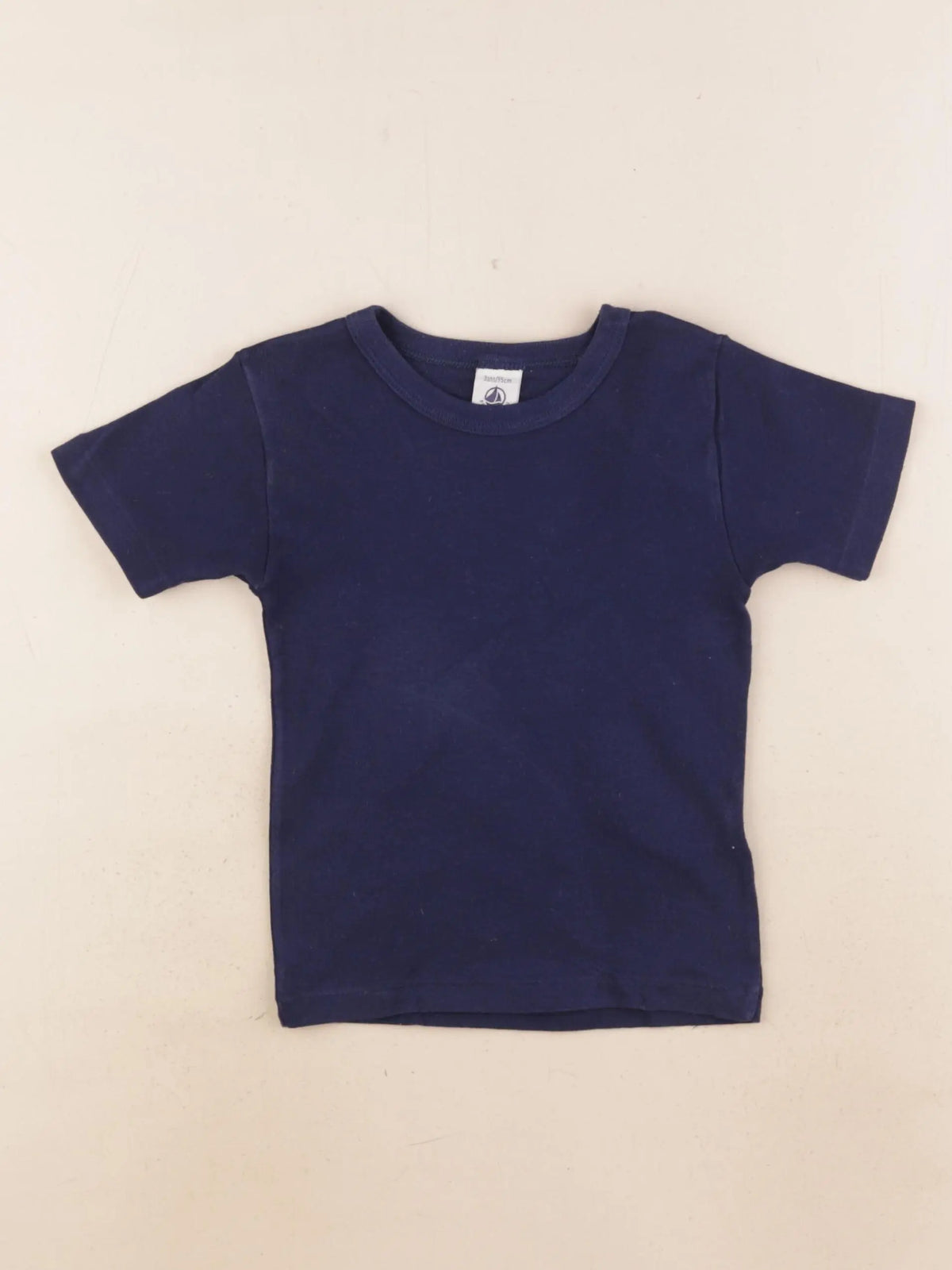 Petit Bateau - maillot de corps bleu - 3 ans
