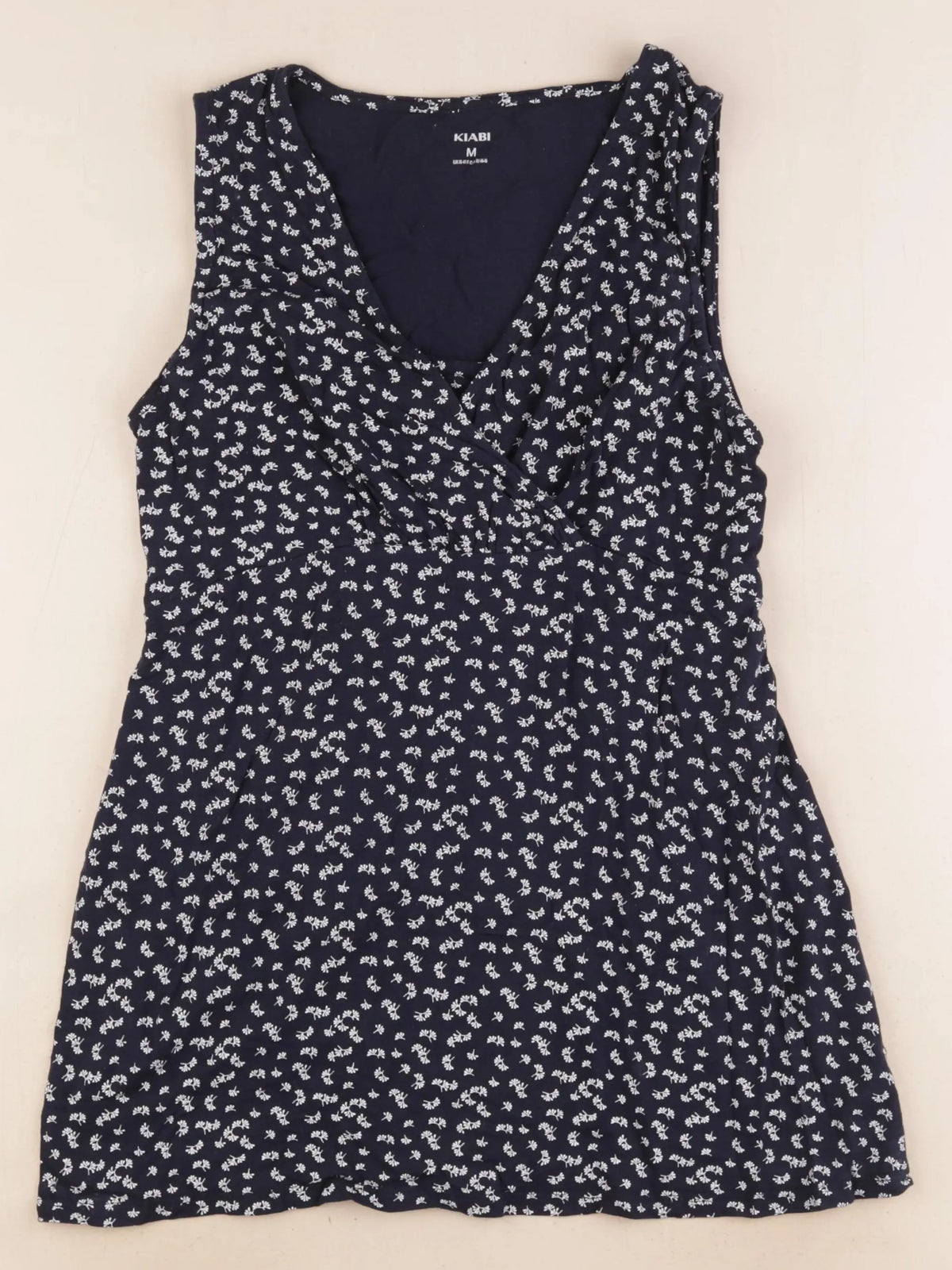 Kiabi - débardeur grossesse bleu - m