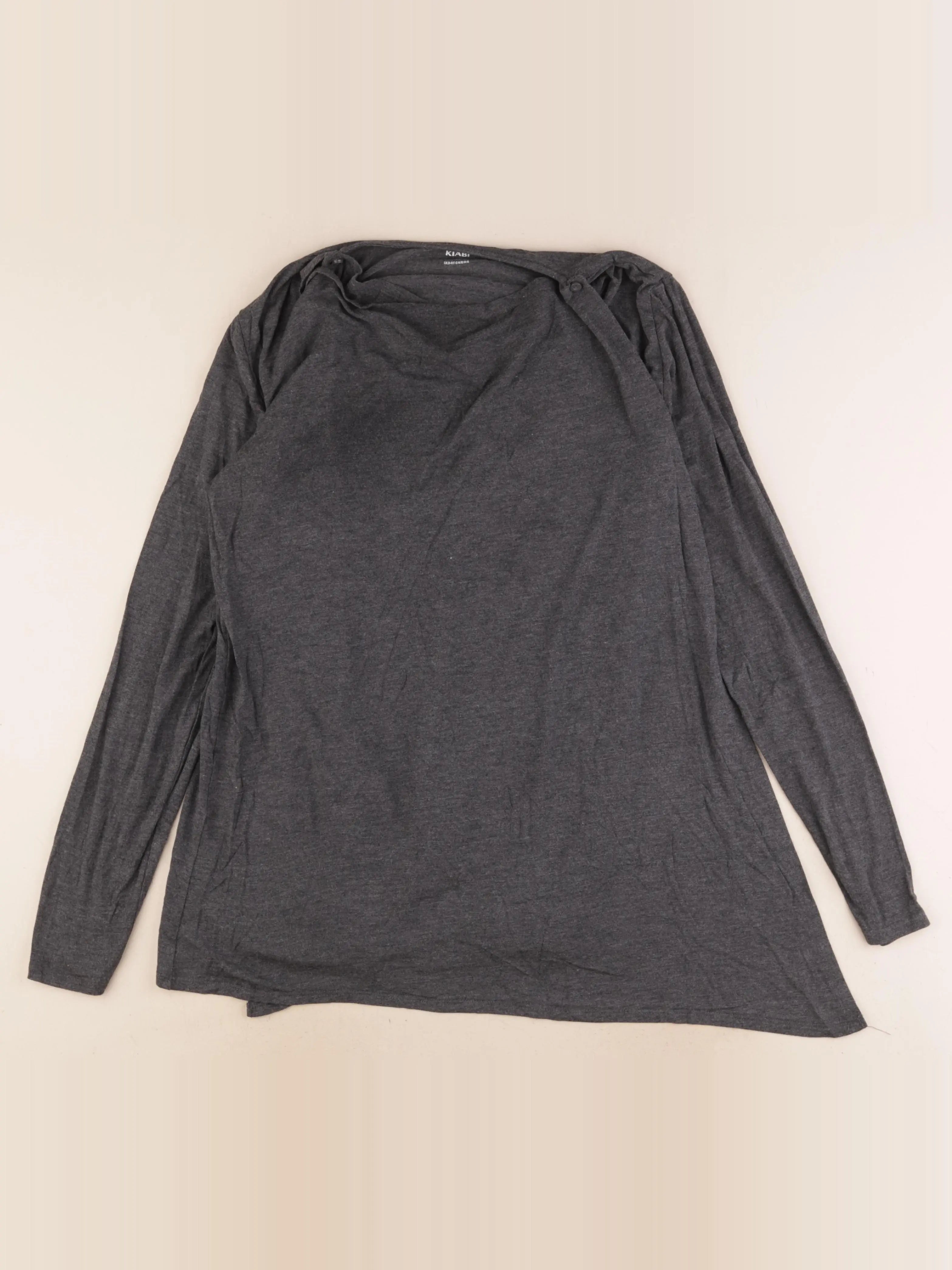 Kiabi - tee-shirt grossesse gris - m