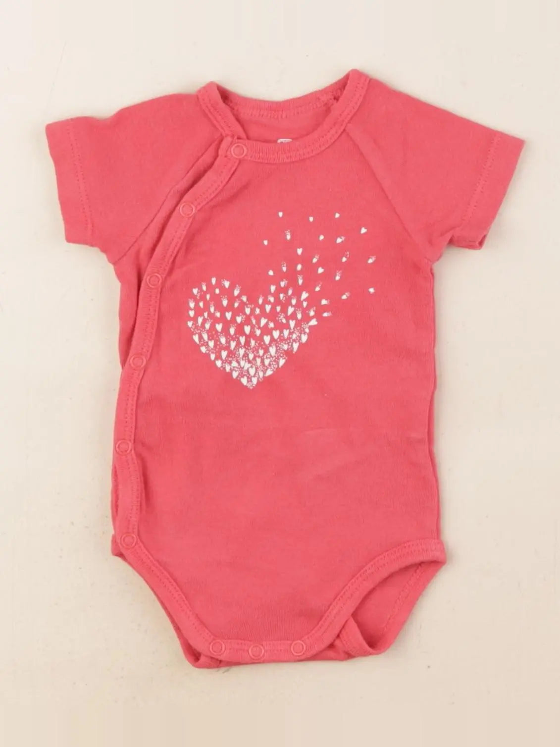 La Redoute - body rouge - 1 mois