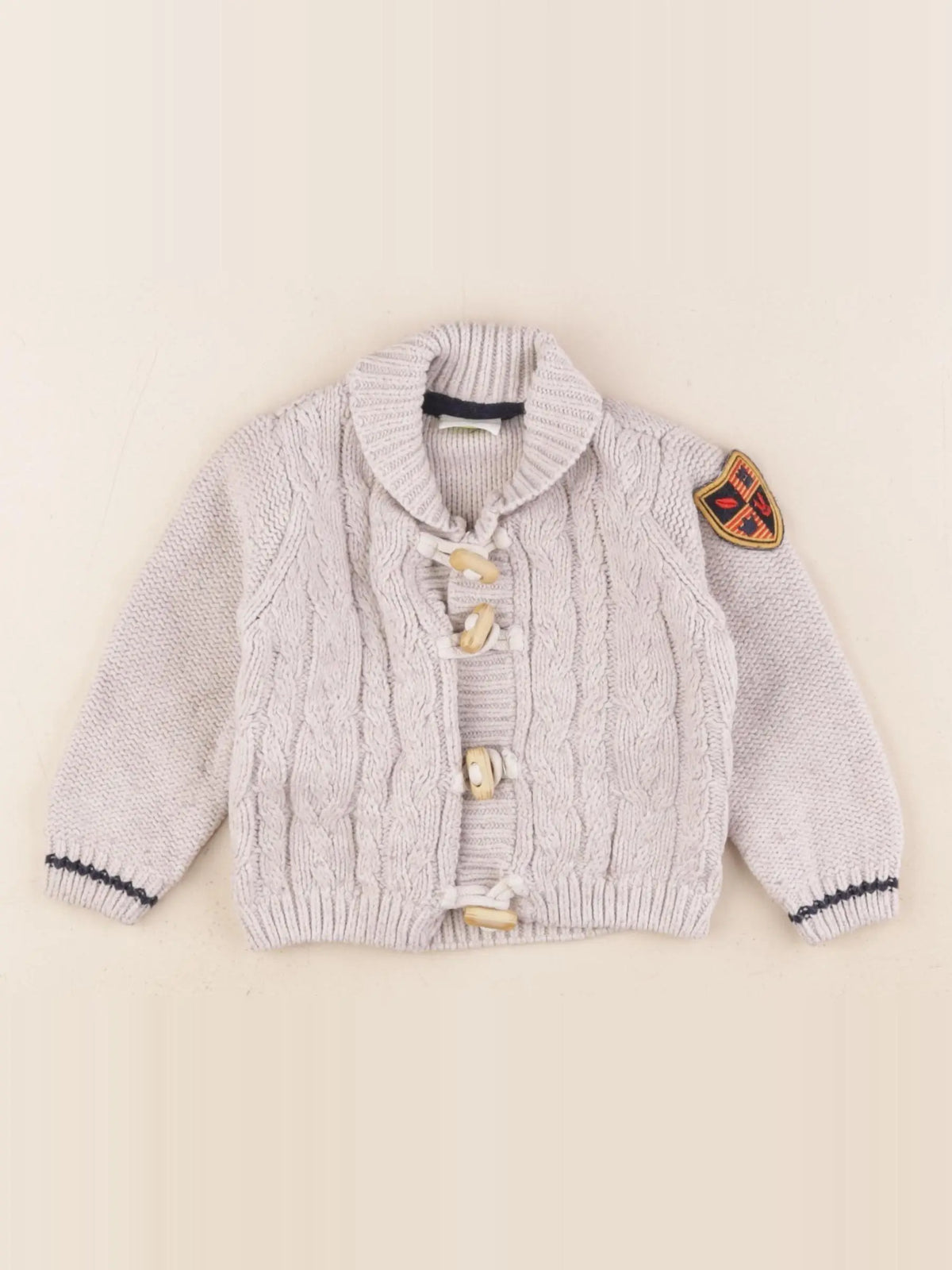 Tape à l'oeil - gilet gris - 12 mois