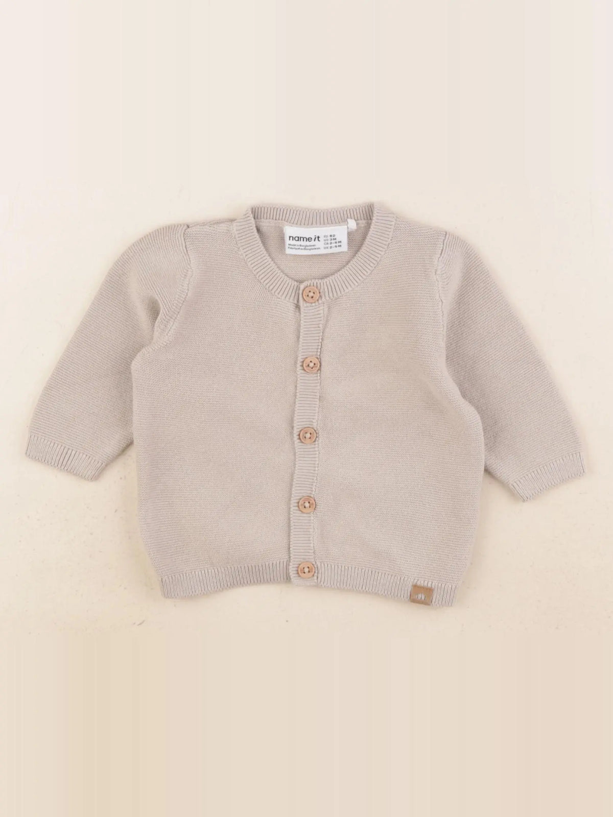 Name it - gilet beige - 2 mois