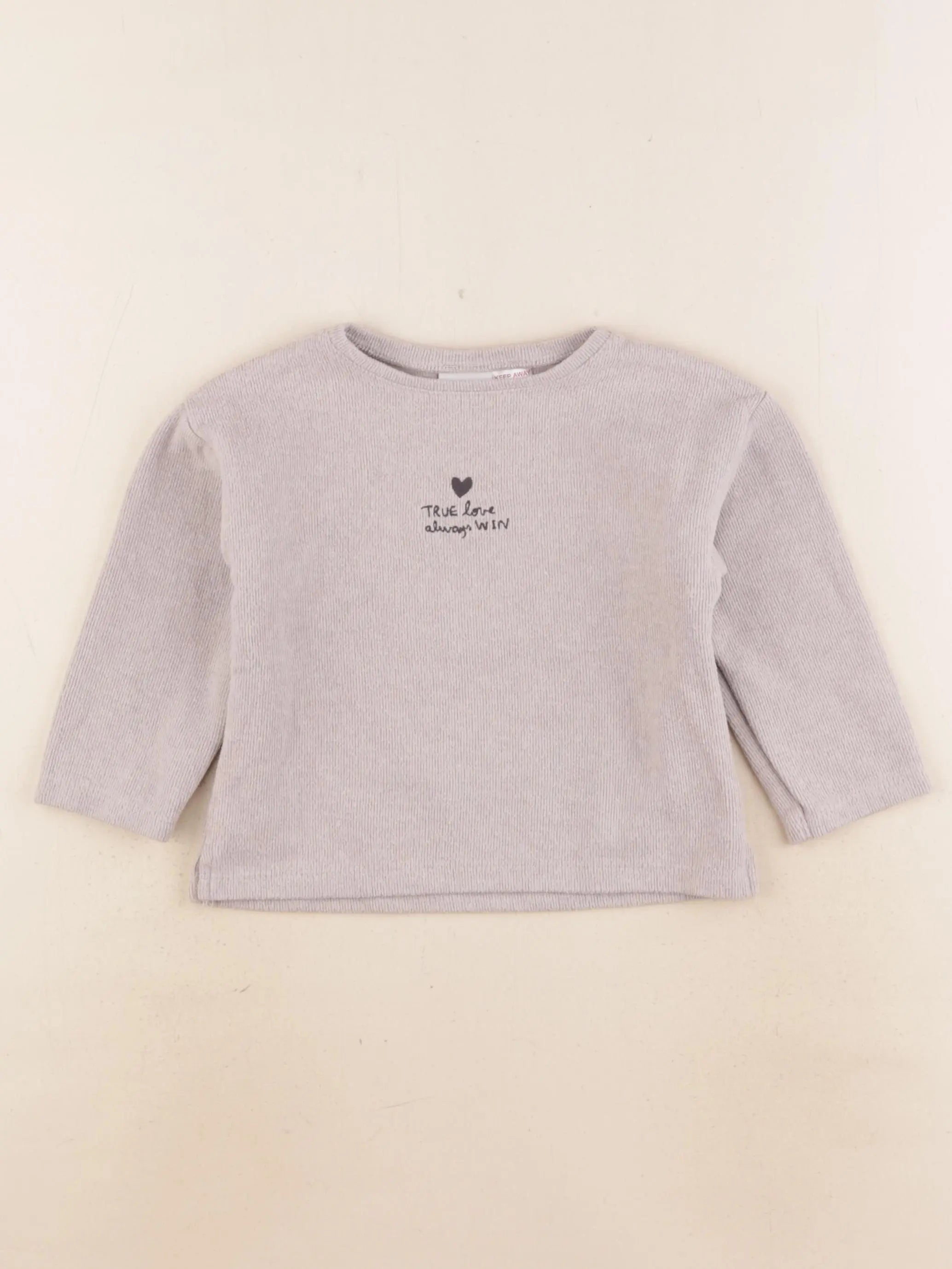 Zara - tee-shirt gris - 18 mois