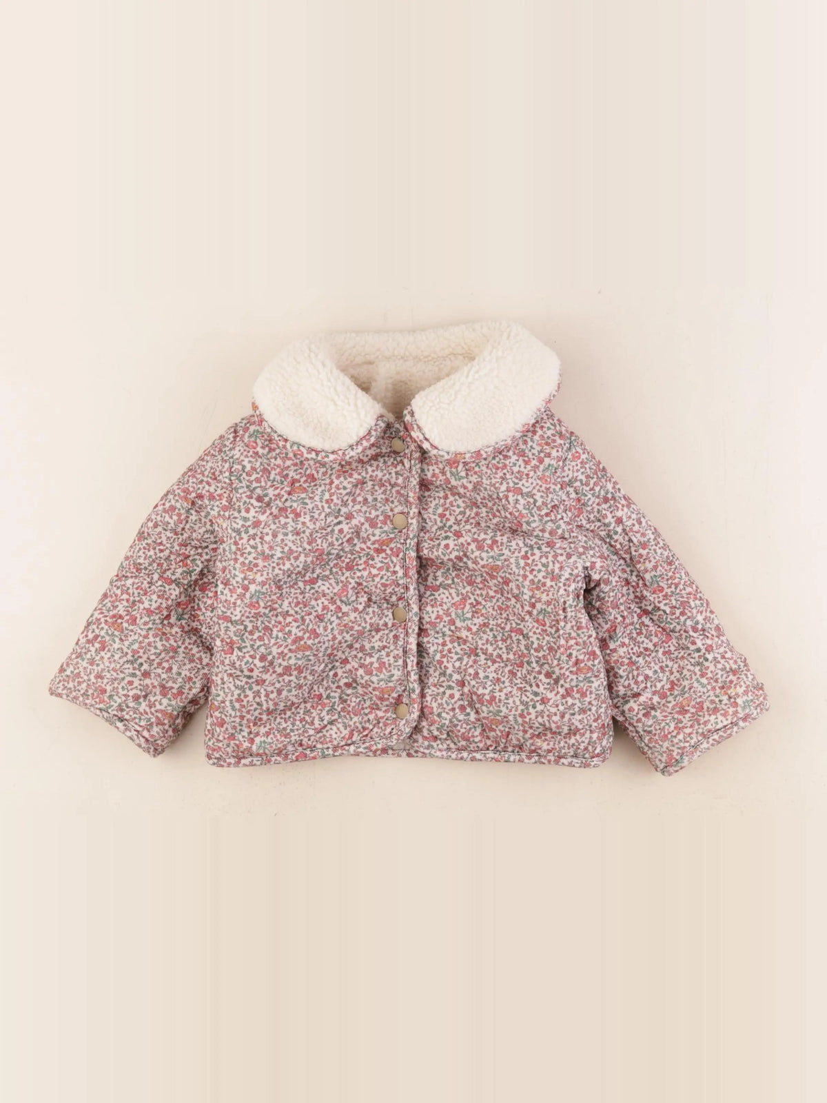 Boutchou - veste réversible beige - 12 mois