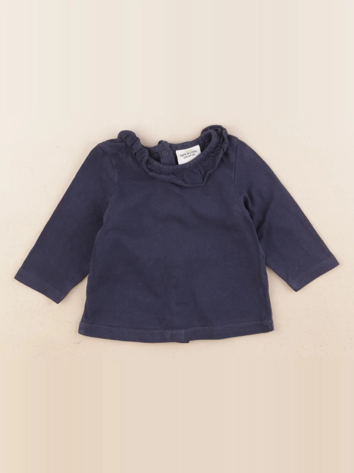 Tape à l'oeil - tee-shirt bleu - 3 mois