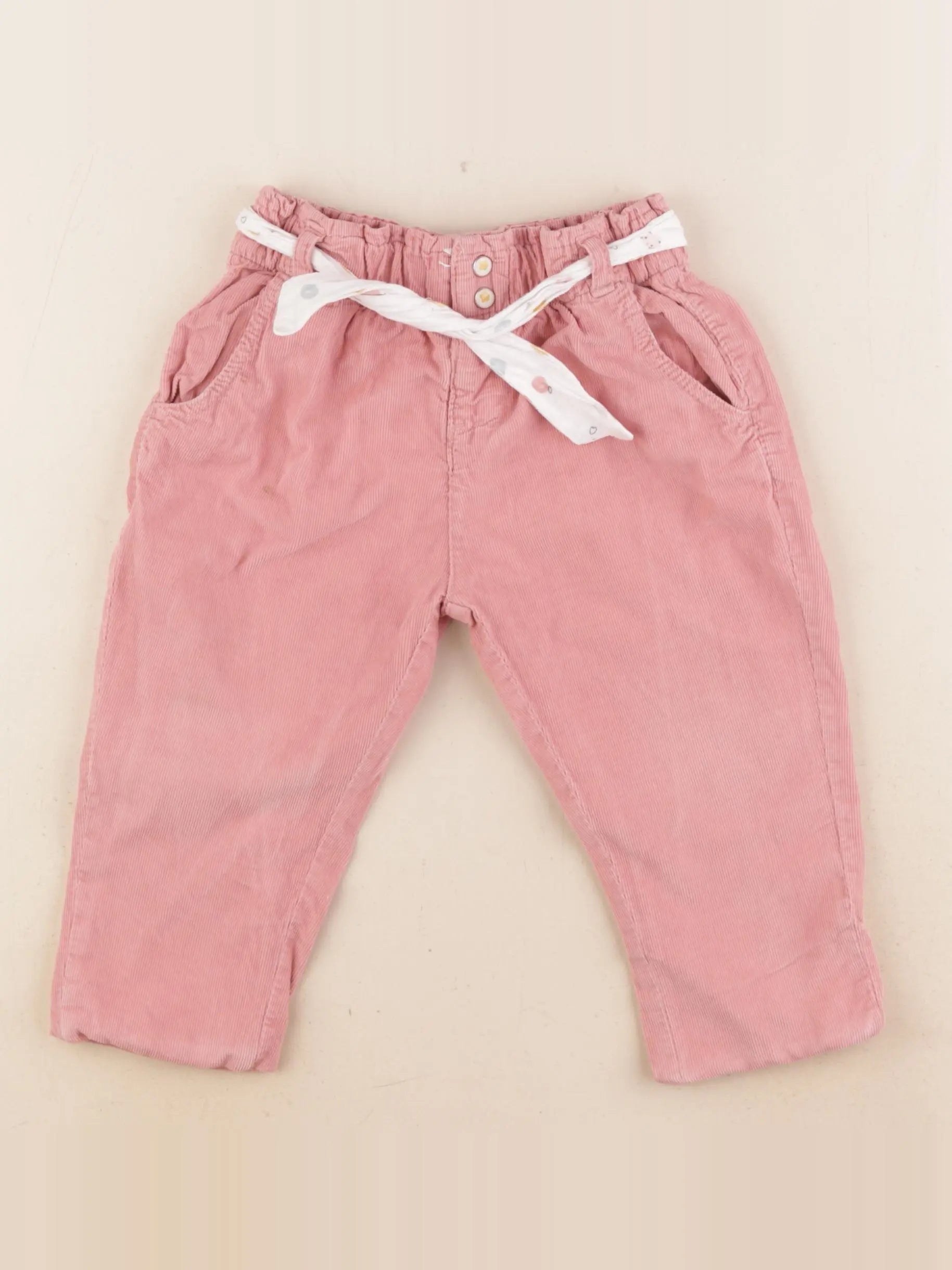 Vertbaudet - pantalon rose - 18 mois