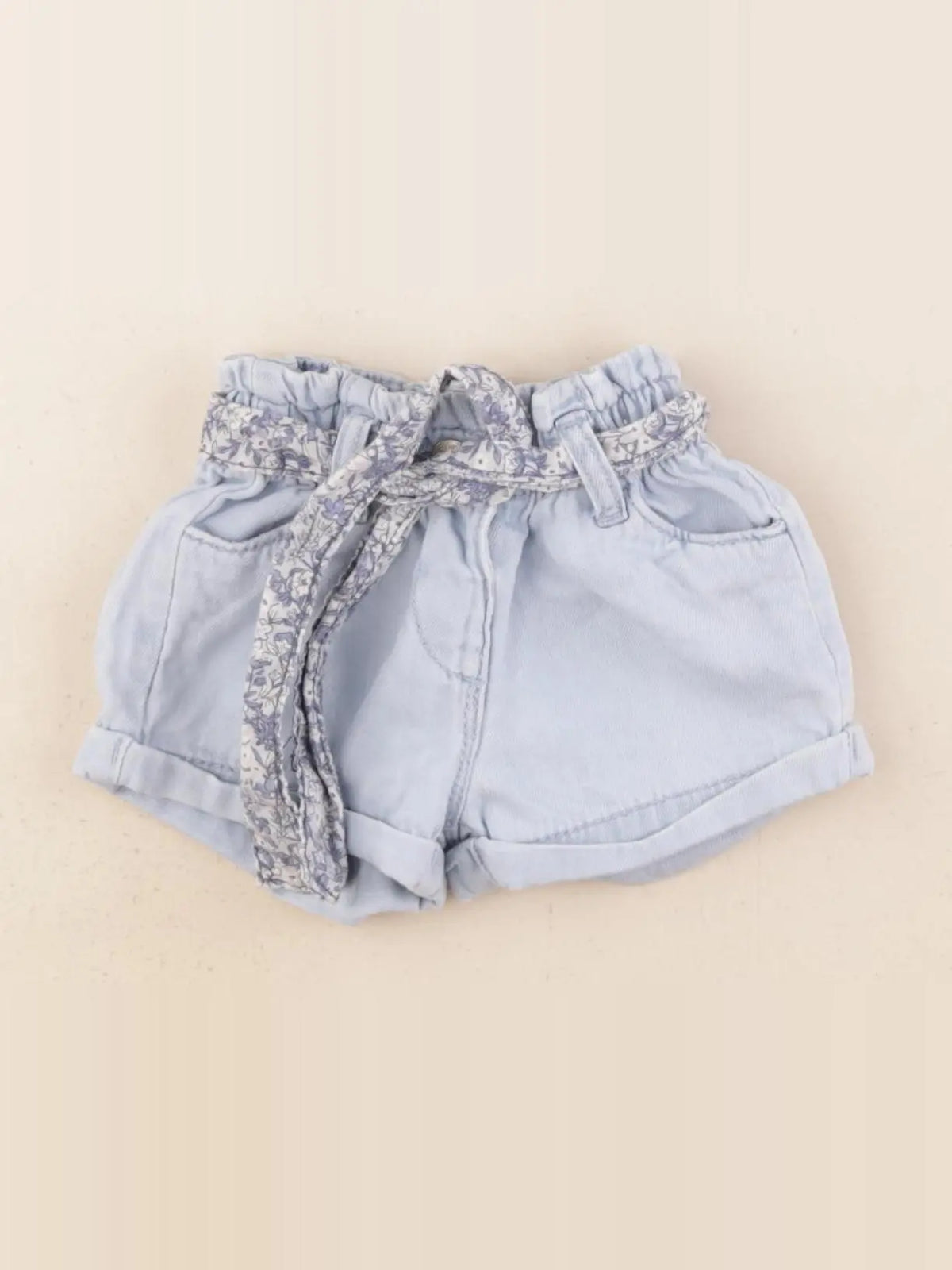 Tape à l'oeil - short bleu - 3 mois
