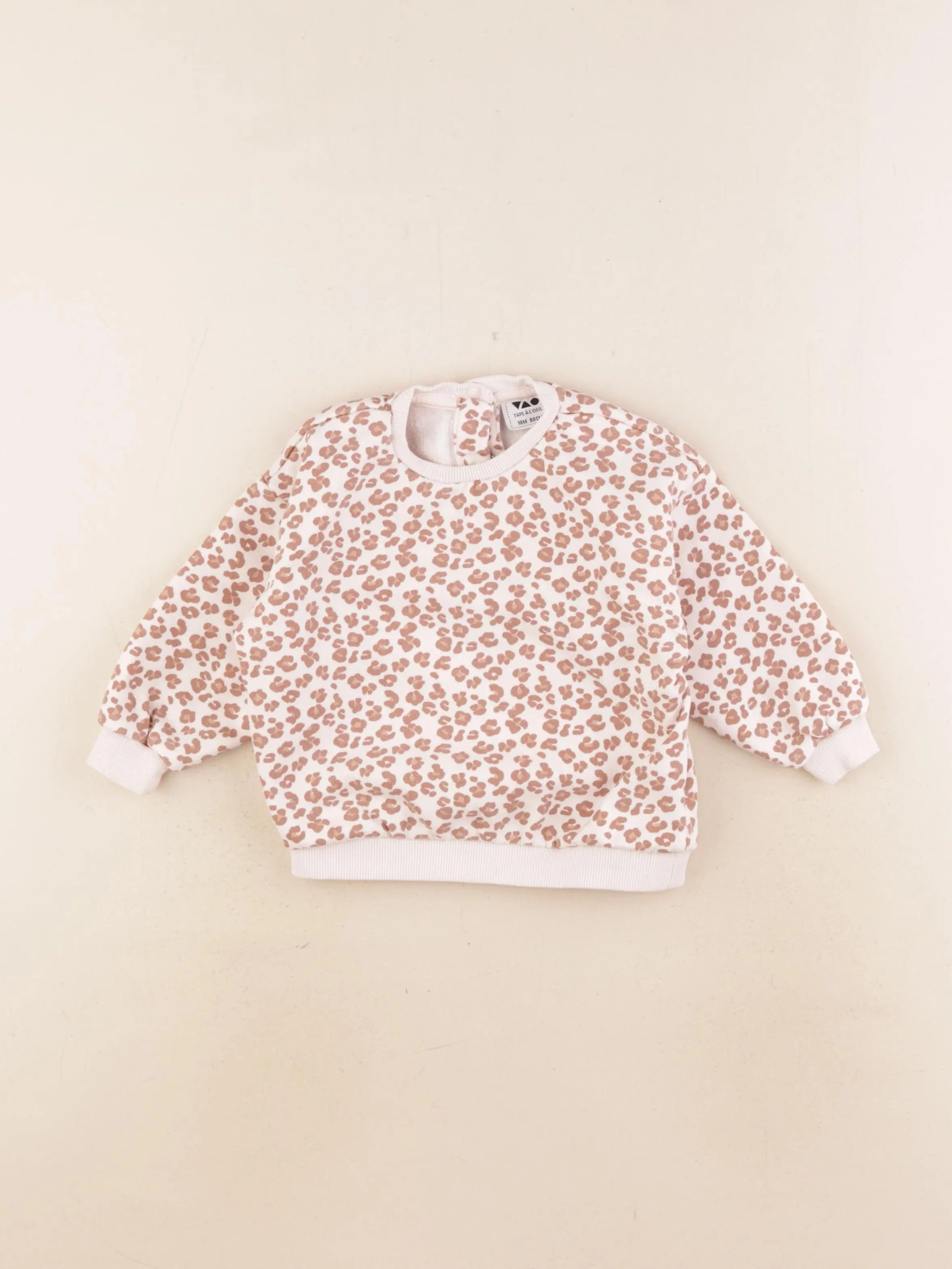 Tape à l'oeil - sweat multicolore - 18 mois